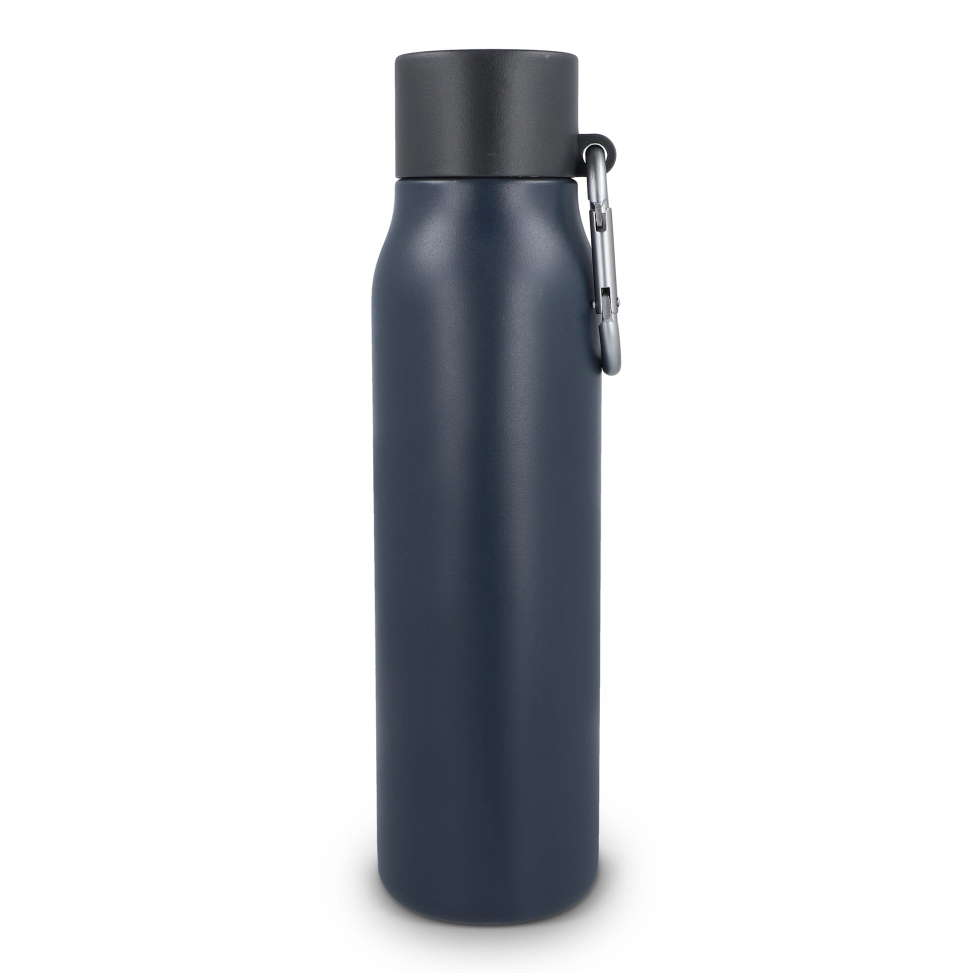 Karabiner mattierte Isolierflasche 600 ml
