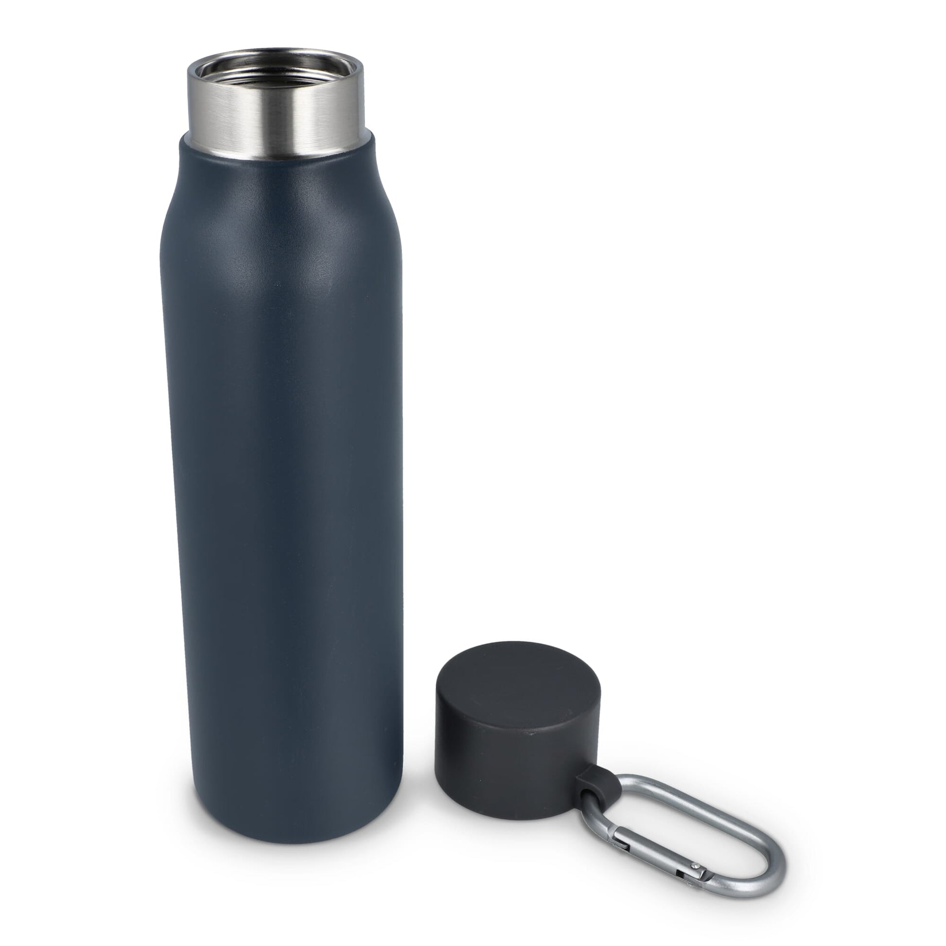 Karabiner mattierte Isolierflasche 600 ml