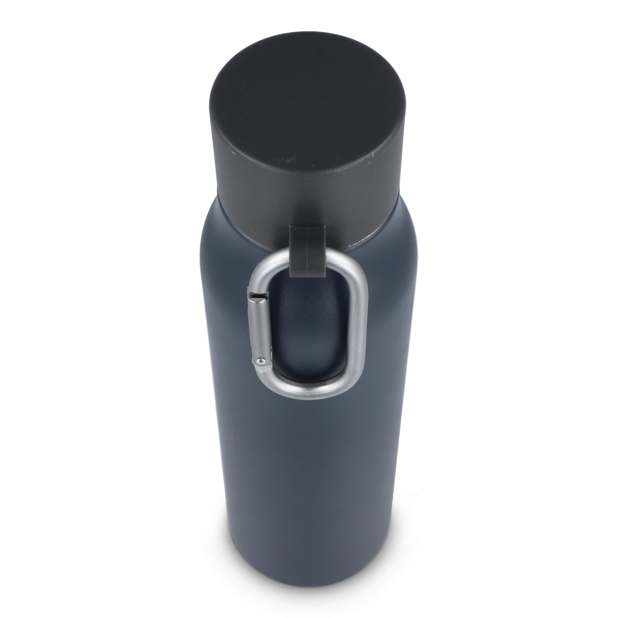 Karabiner mattierte Isolierflasche 600 ml