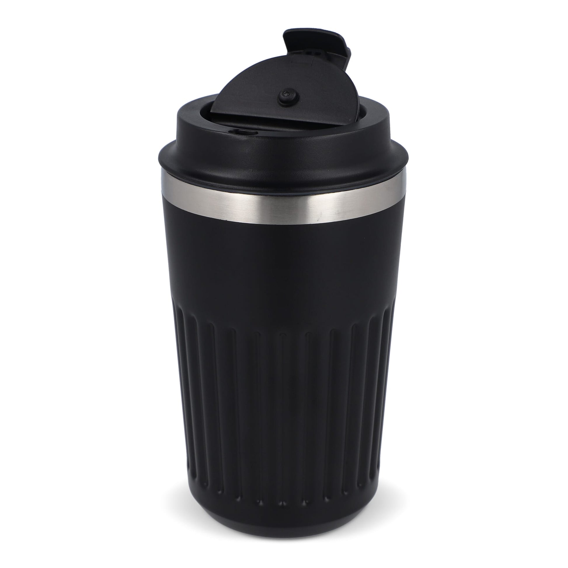 Recycelter Edelstahl-Thermobecher für Kaffee zum Mitnehmen, 400 ml