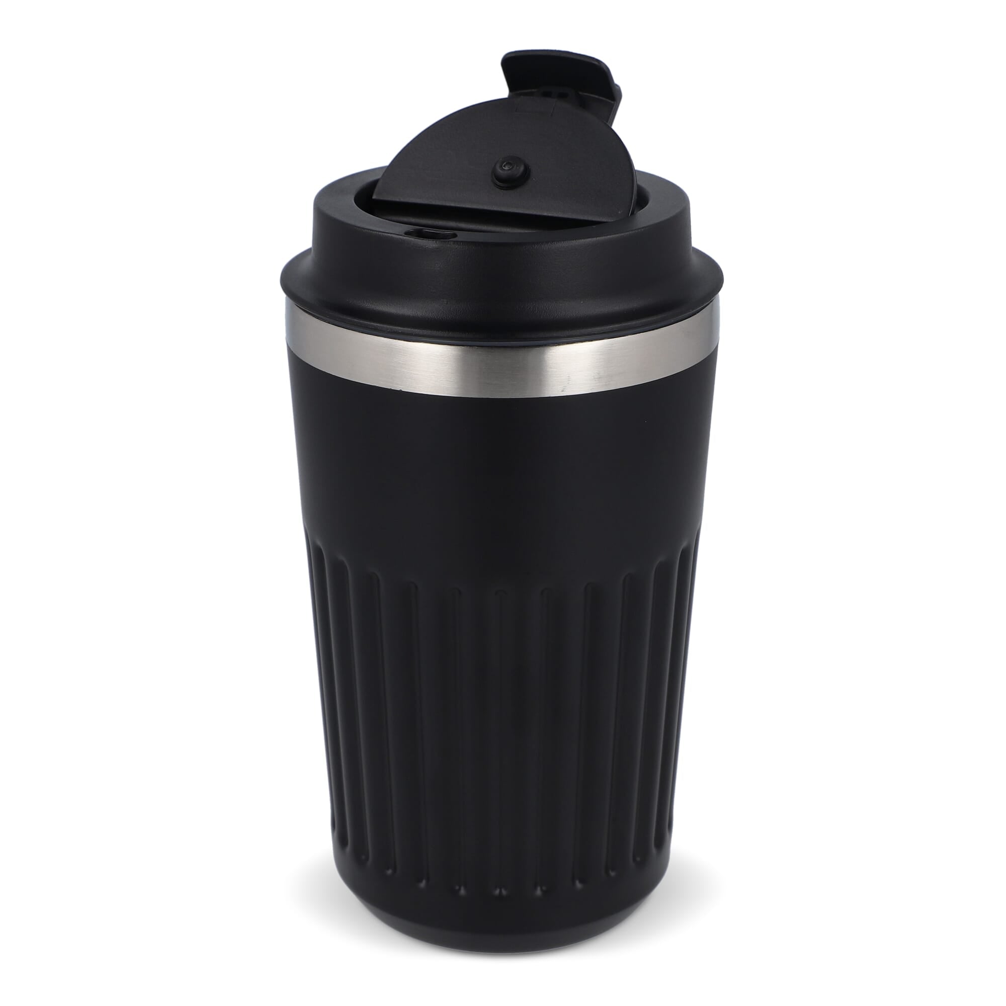 Recycelter Edelstahl-Thermobecher für Kaffee zum Mitnehmen, 400 ml