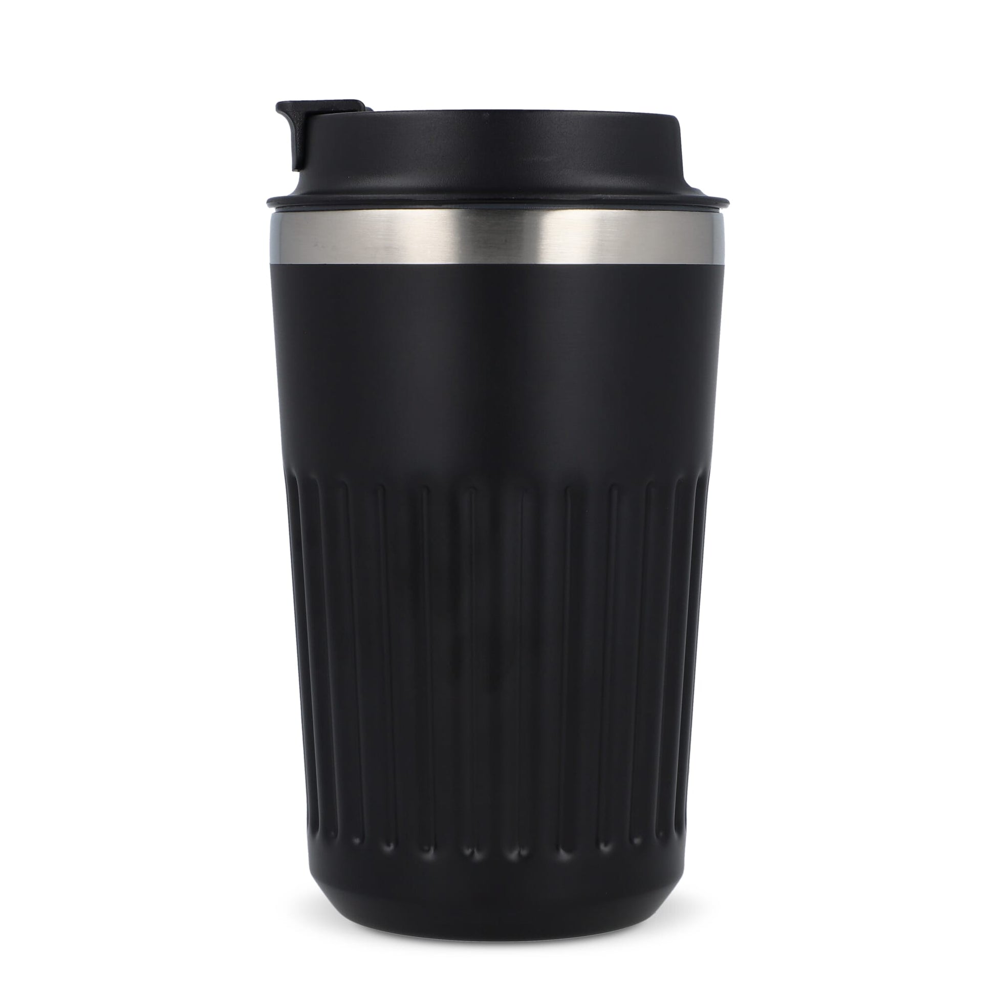 Recycelter Edelstahl-Thermobecher für Kaffee zum Mitnehmen, 400 ml