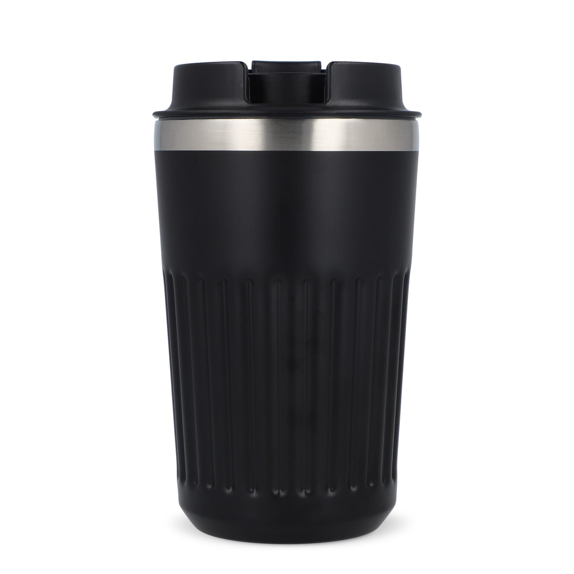 Recycelter Edelstahl-Thermobecher für Kaffee zum Mitnehmen, 400 ml