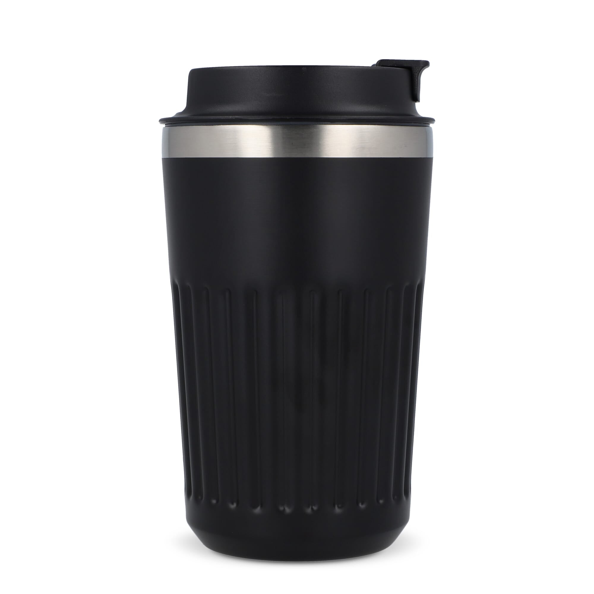 Recycelter Edelstahl-Thermobecher für Kaffee zum Mitnehmen, 400 ml