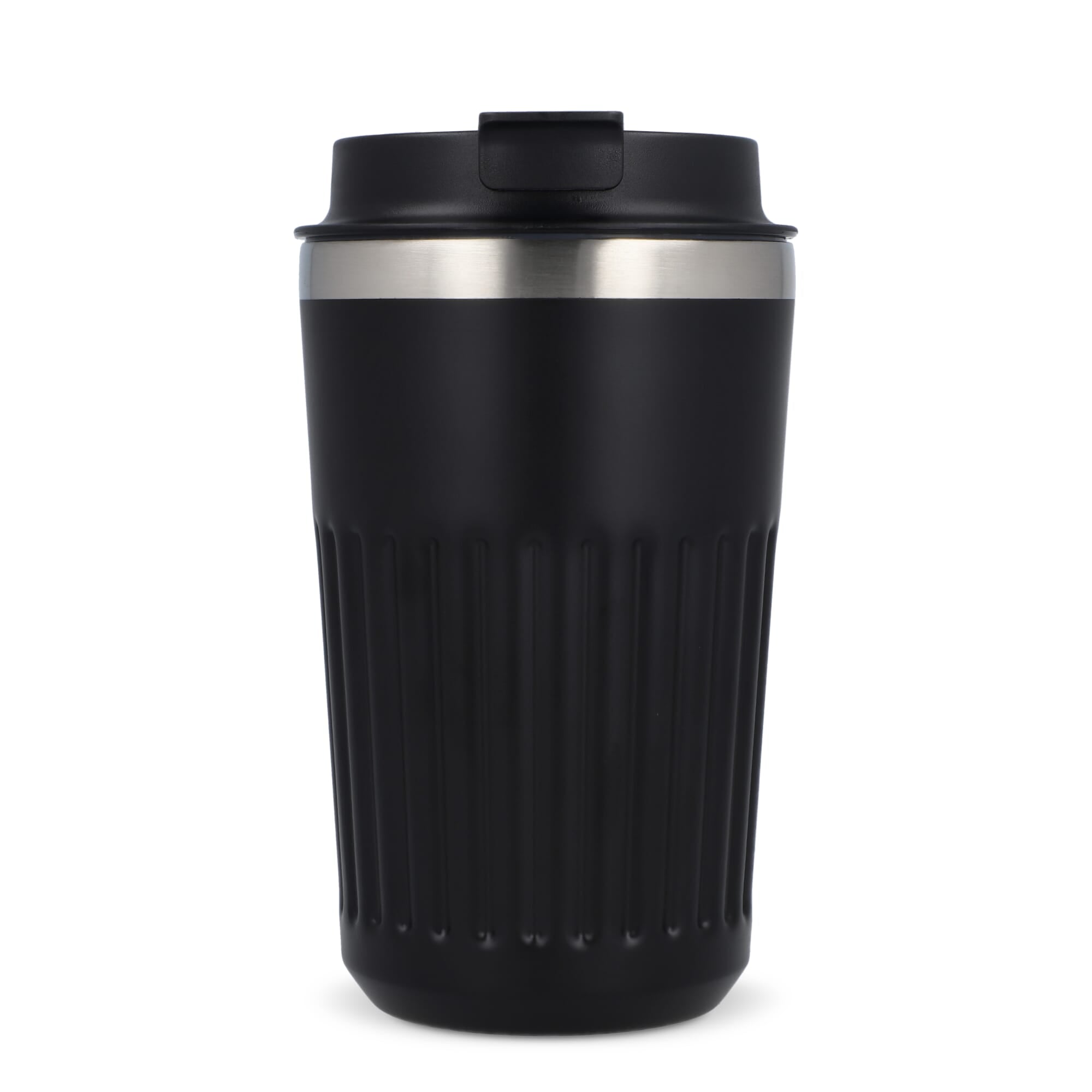 Recycelter Edelstahl-Thermobecher für Kaffee zum Mitnehmen, 400 ml