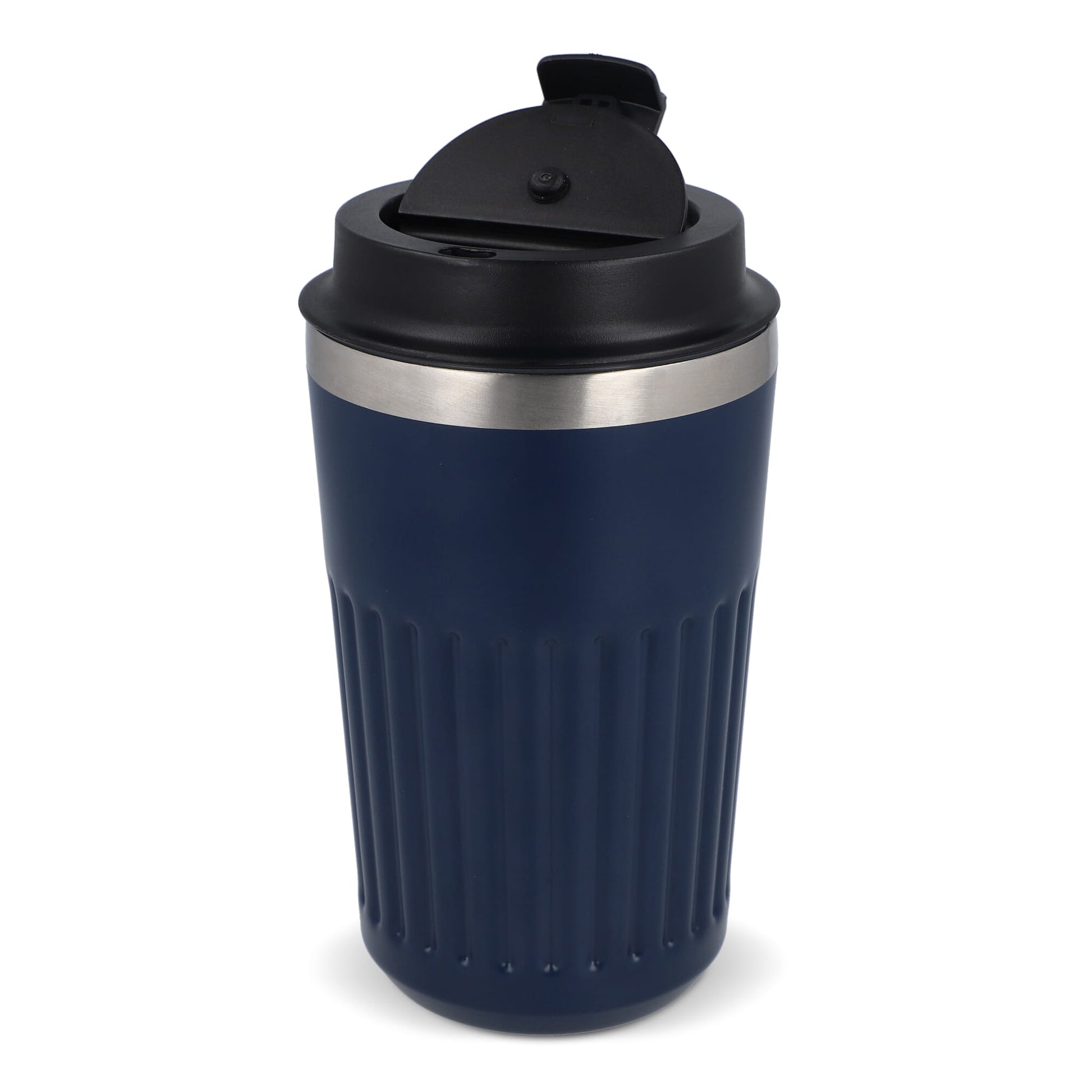 Recycelter Edelstahl-Thermobecher für Kaffee zum Mitnehmen, 400 ml