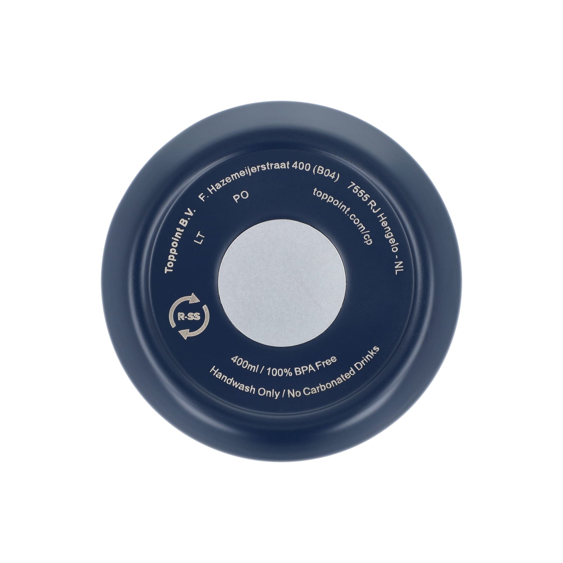 Recycelter Edelstahl-Thermobecher für Kaffee zum Mitnehmen, 400 ml