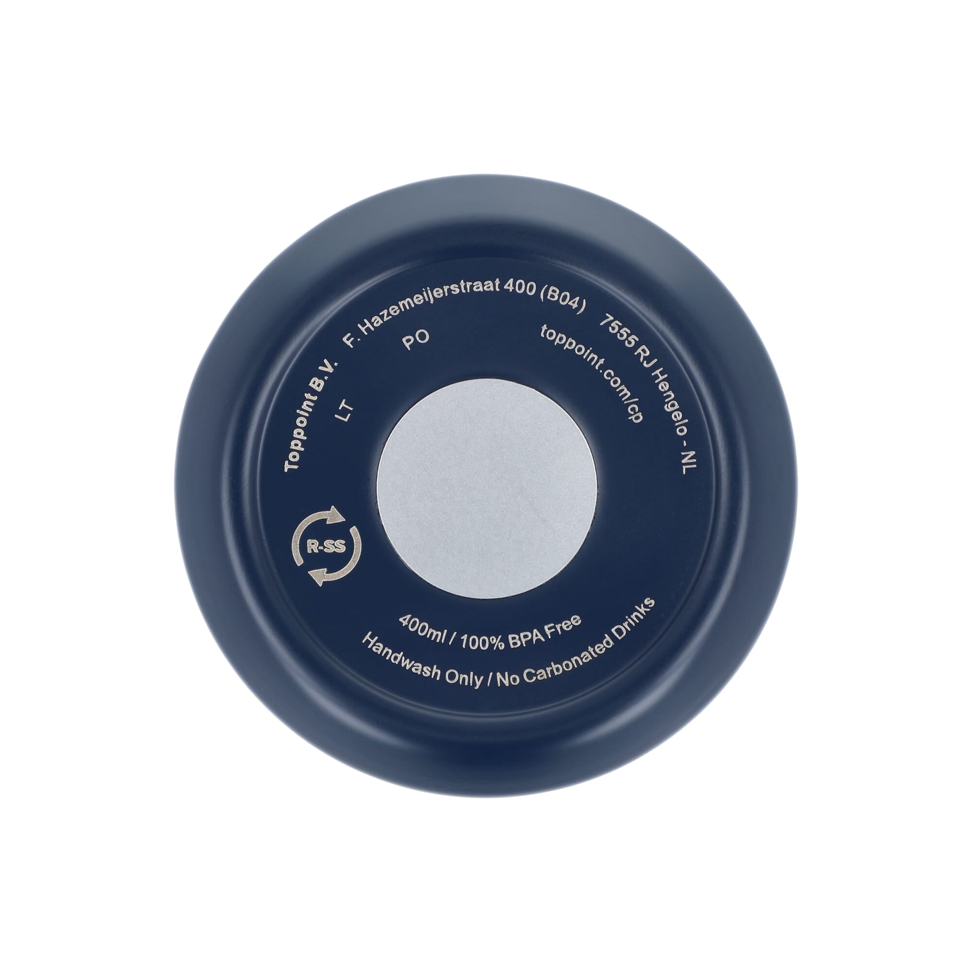 Recycelter Edelstahl-Thermobecher für Kaffee zum Mitnehmen, 400 ml