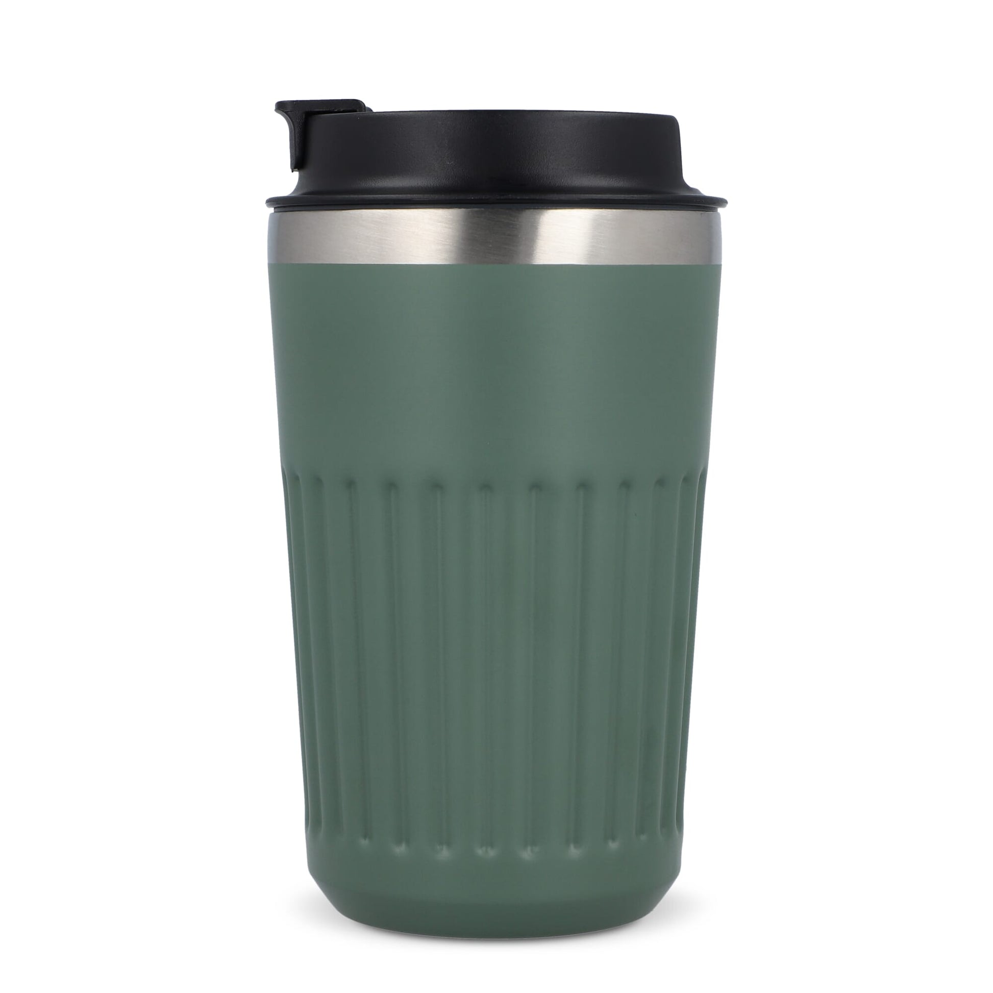 Recycelter Edelstahl-Thermobecher für Kaffee zum Mitnehmen, 400 ml