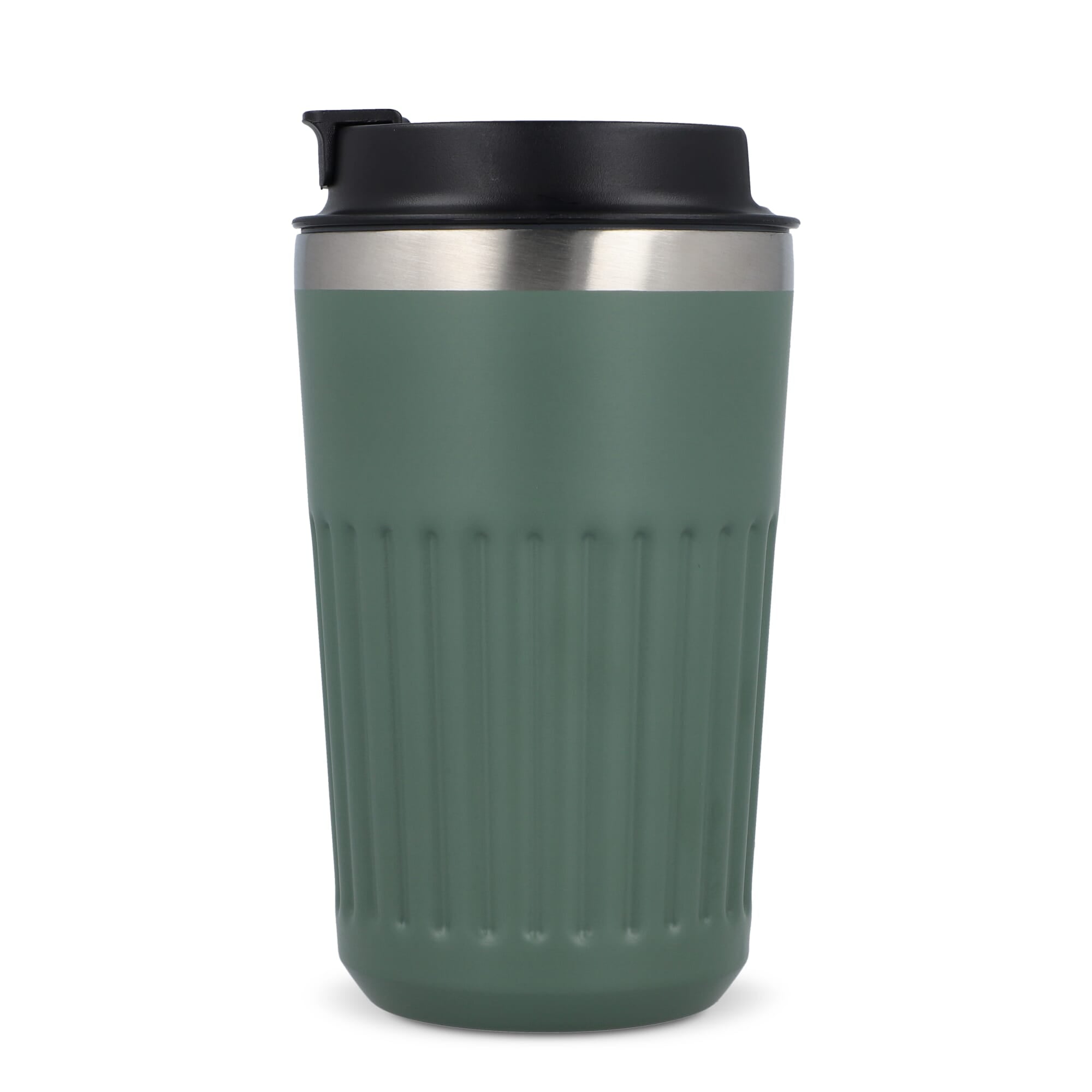 Recycelter Edelstahl-Thermobecher für Kaffee zum Mitnehmen, 400 ml