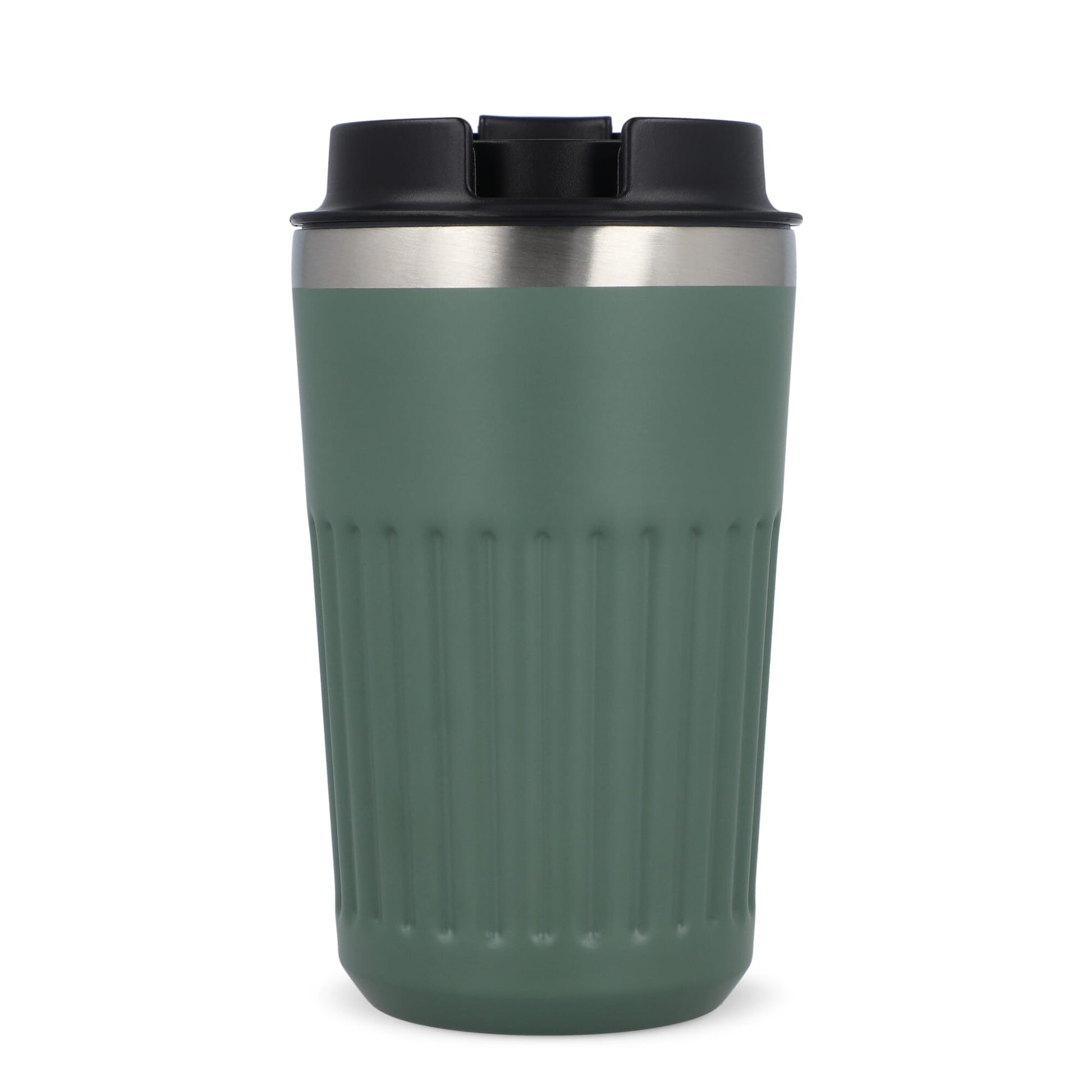 Recycelter Edelstahl-Thermobecher für Kaffee zum Mitnehmen, 400 ml
