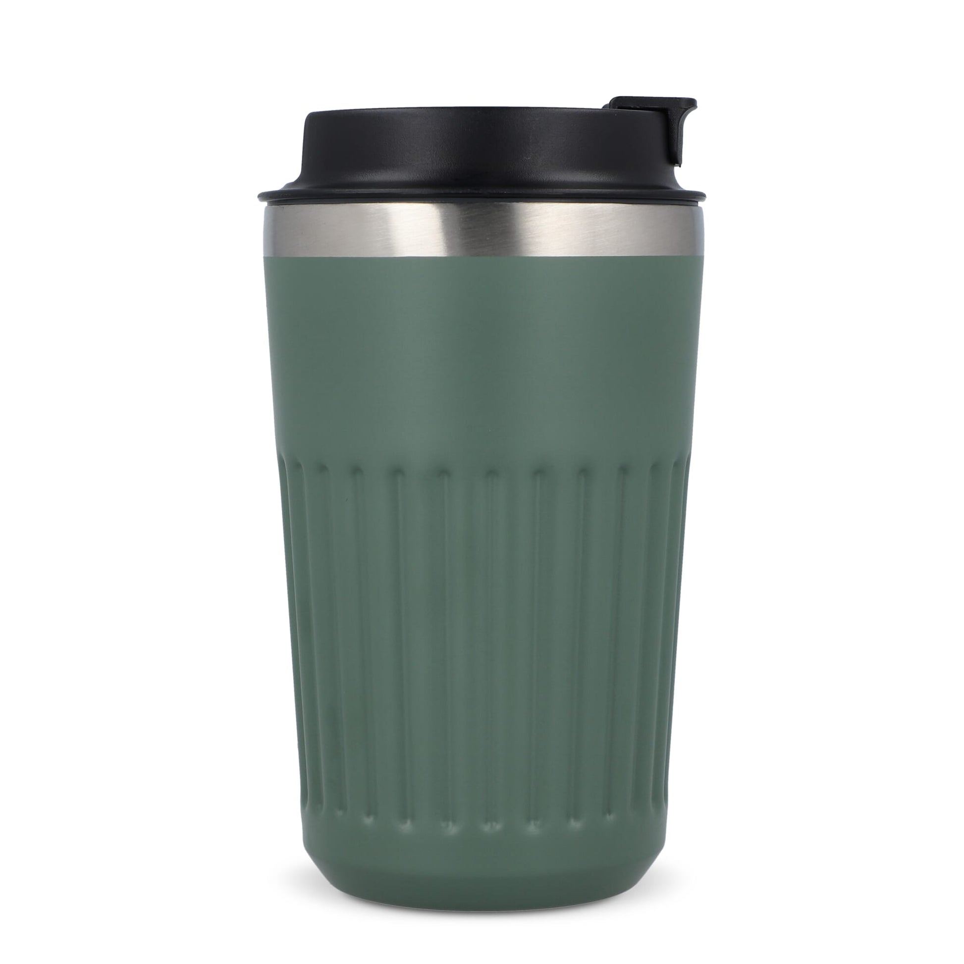 Recycelter Edelstahl-Thermobecher für Kaffee zum Mitnehmen, 400 ml