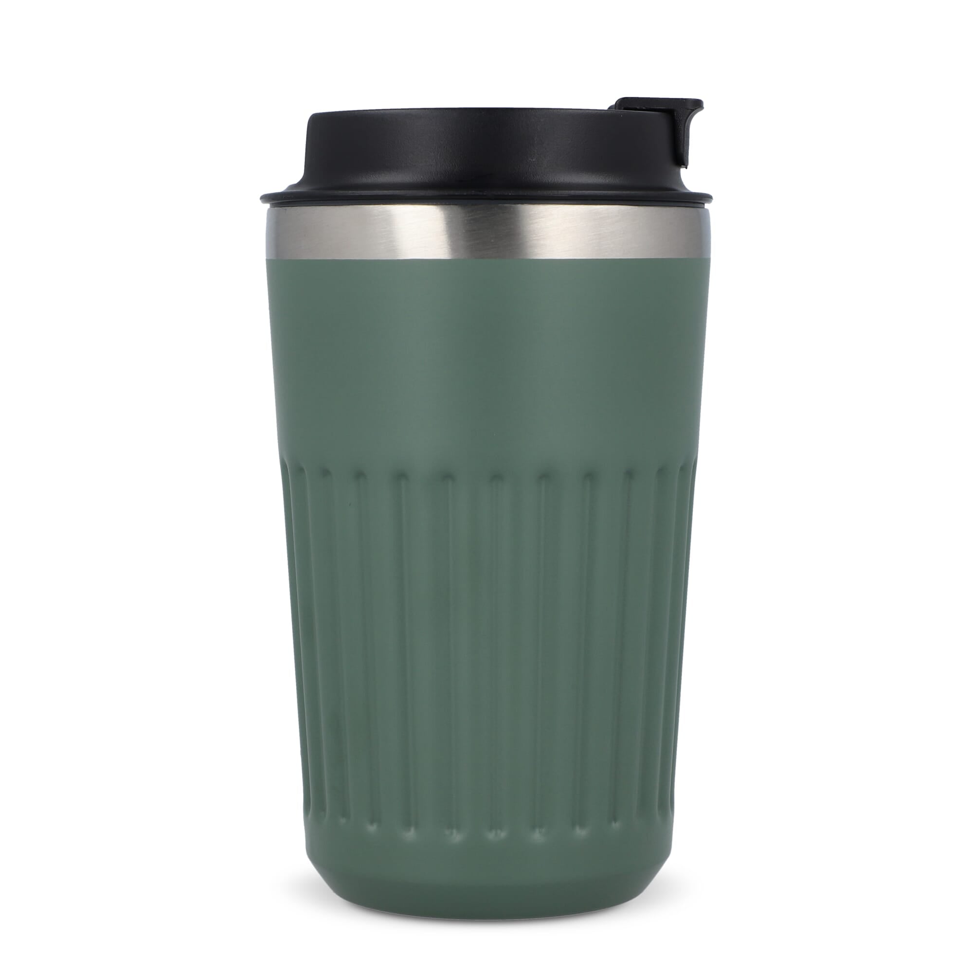 Recycelter Edelstahl-Thermobecher für Kaffee zum Mitnehmen, 400 ml