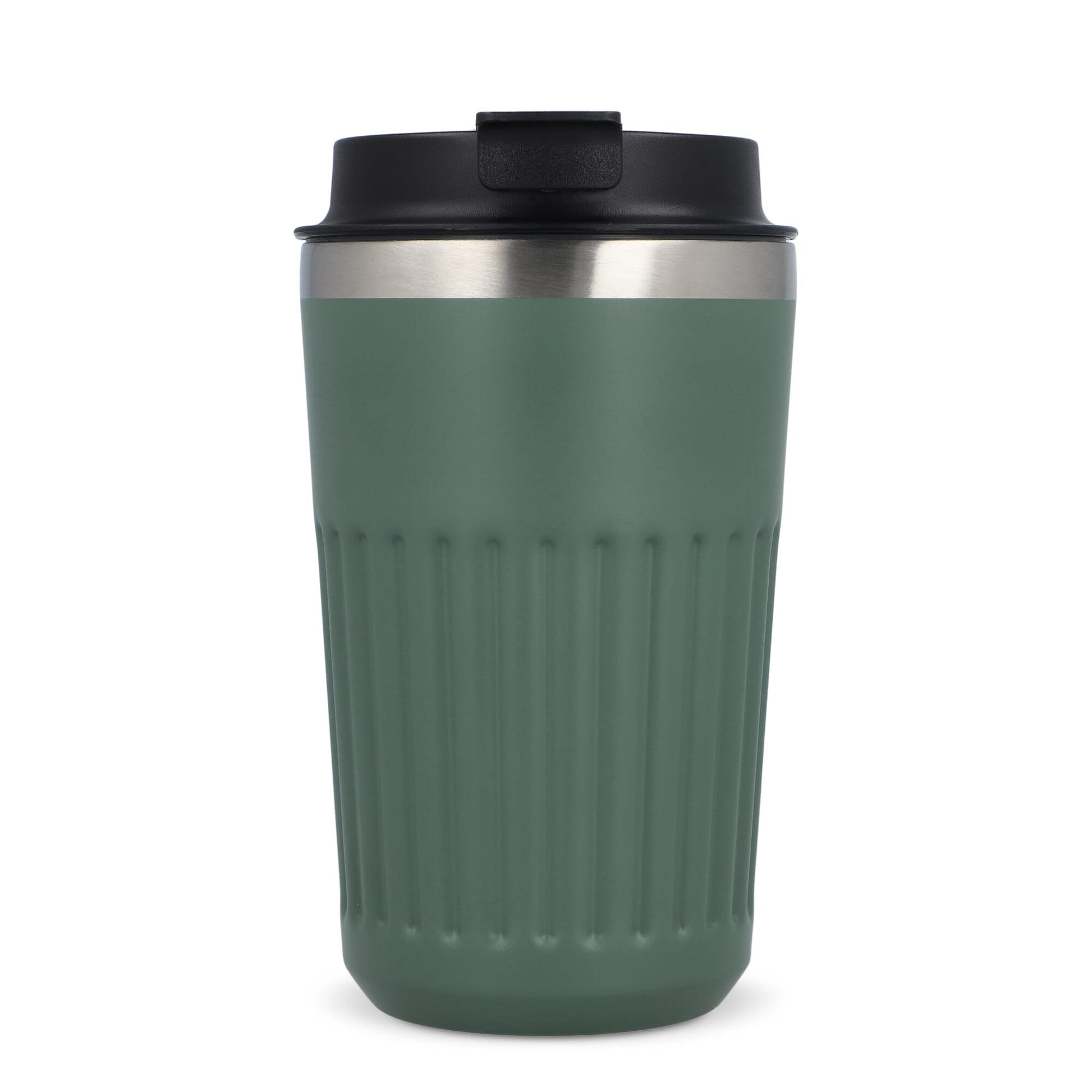 Recycelter Edelstahl-Thermobecher für Kaffee zum Mitnehmen, 400 ml