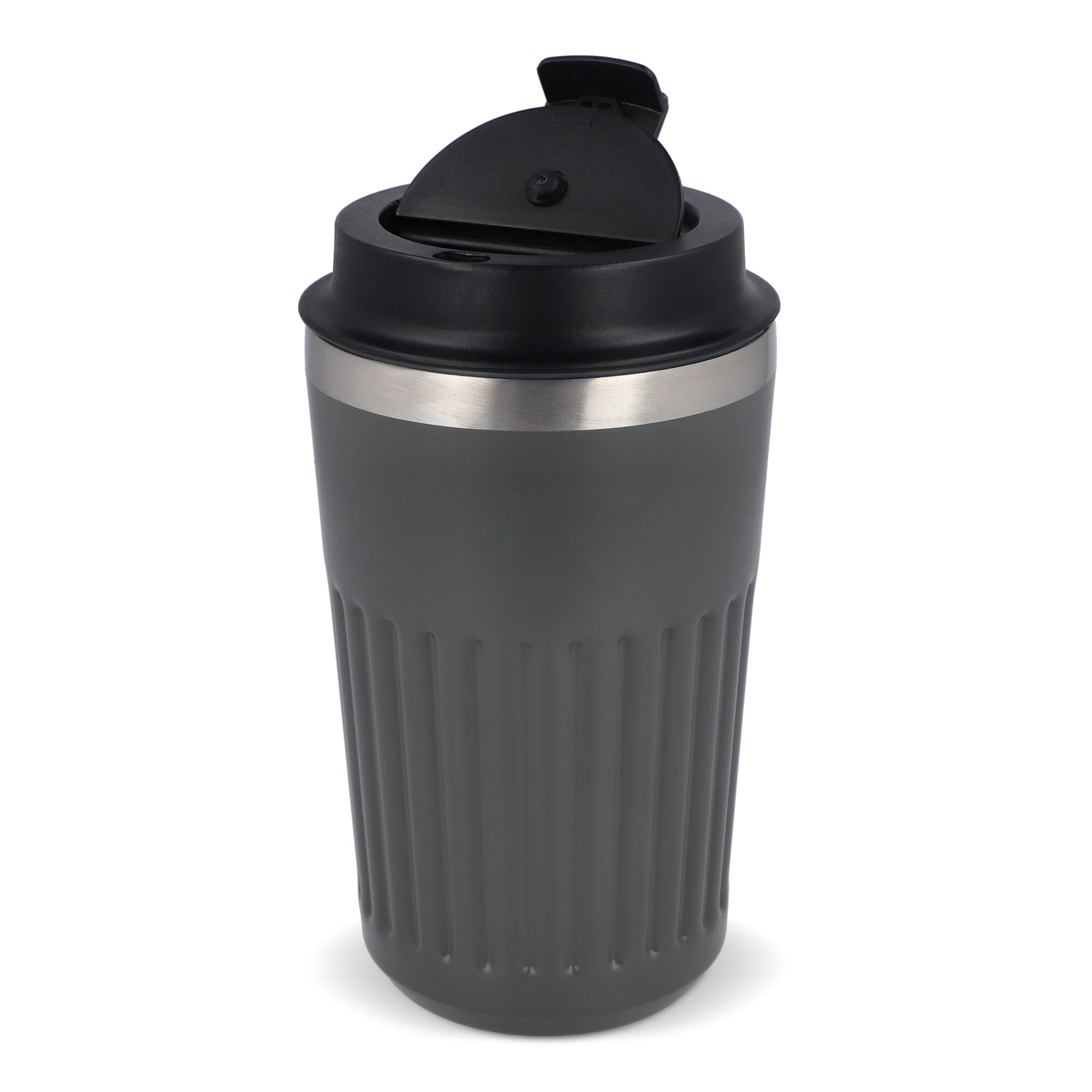 Recycelter Edelstahl-Thermobecher für Kaffee zum Mitnehmen, 400 ml