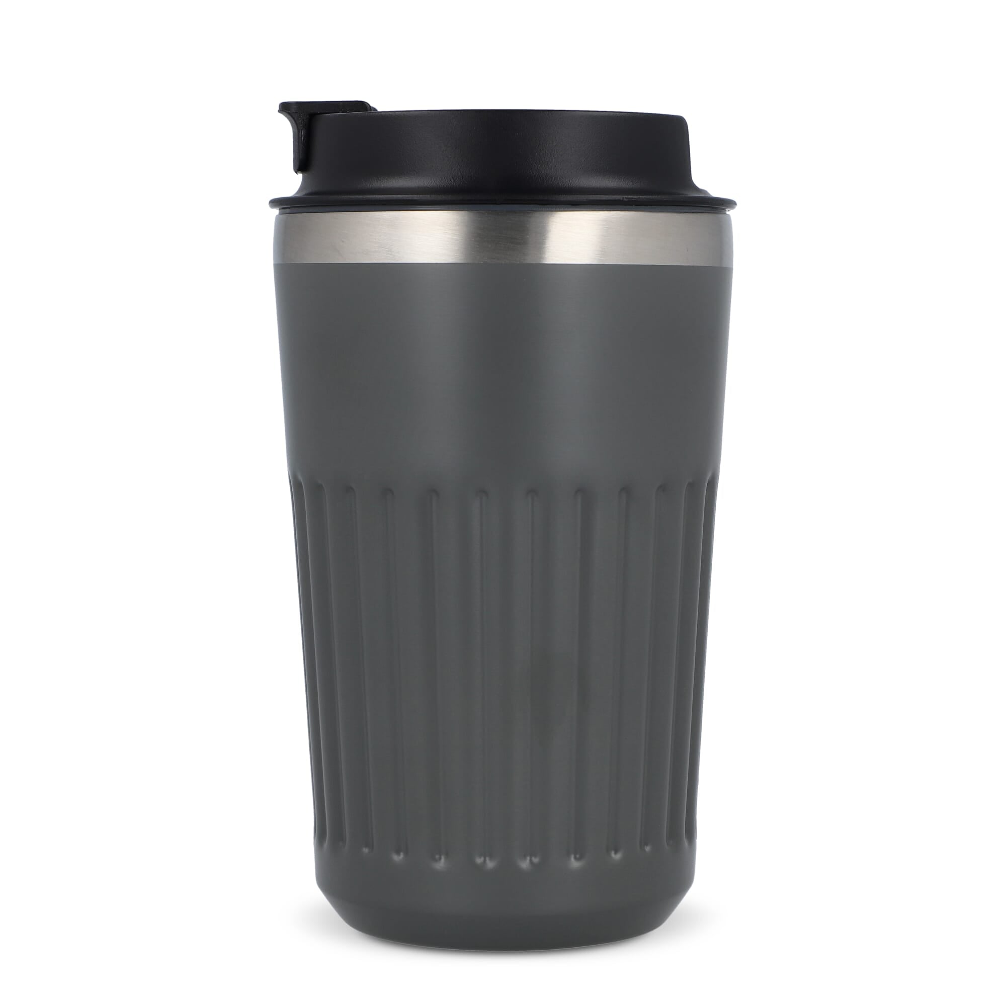 Recycelter Edelstahl-Thermobecher für Kaffee zum Mitnehmen, 400 ml