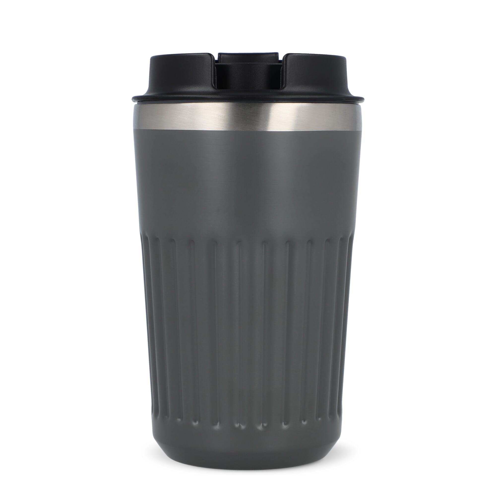 Recycelter Edelstahl-Thermobecher für Kaffee zum Mitnehmen, 400 ml