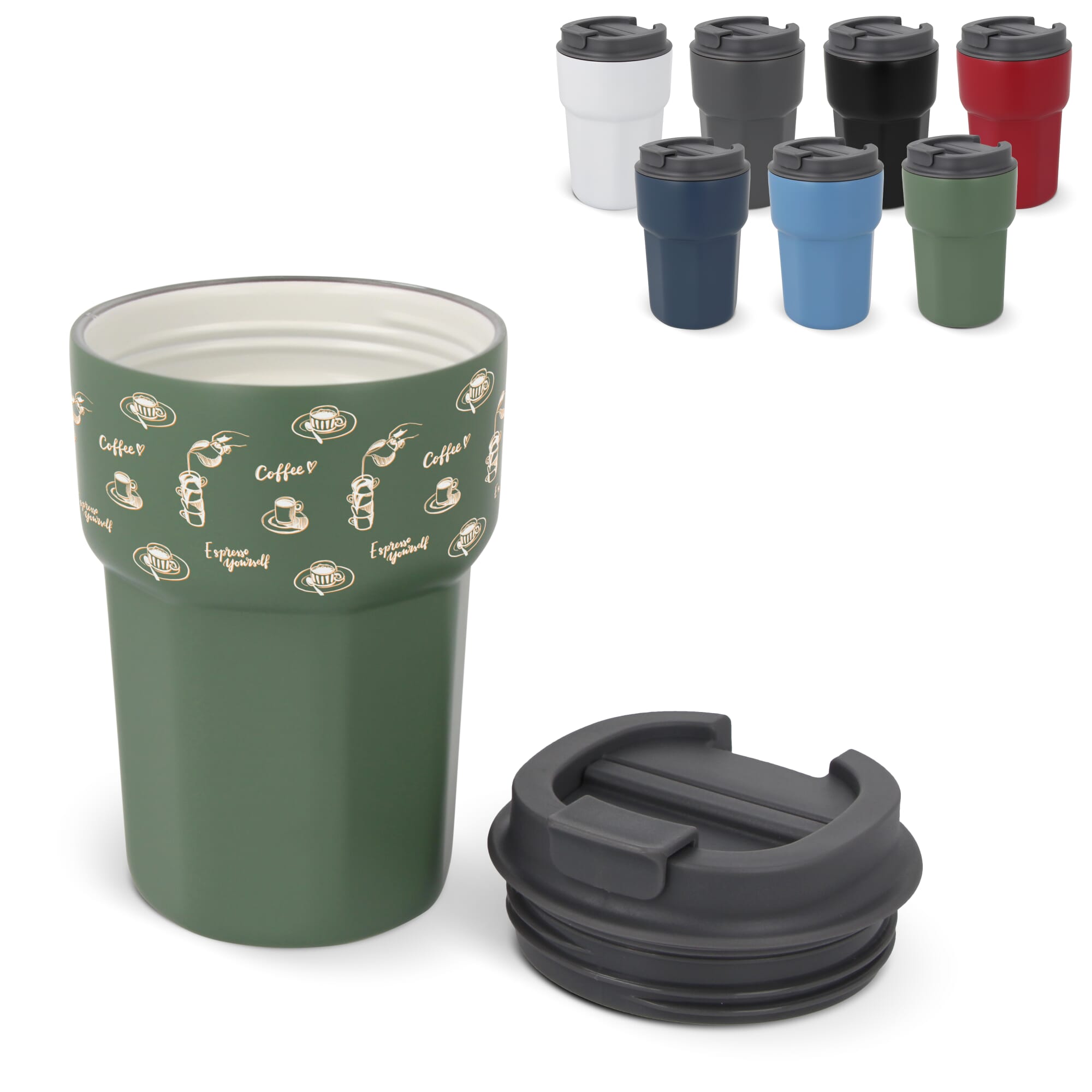 T-ceramic Thermobecher mit Deckel Zambezi 350ml