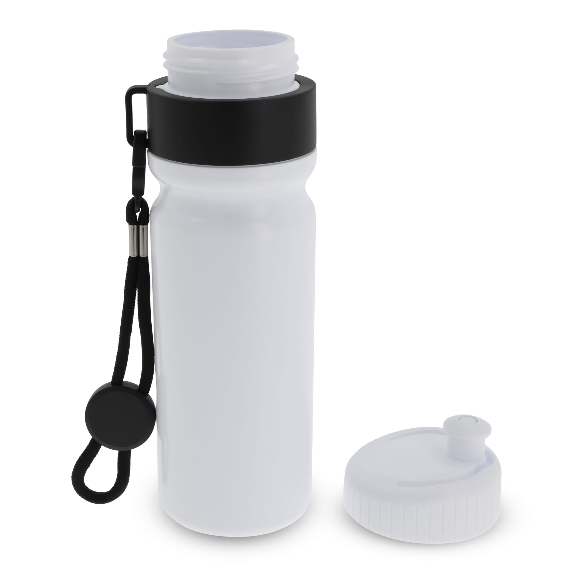 Sportflasche mit Rand und Kordel 750ml