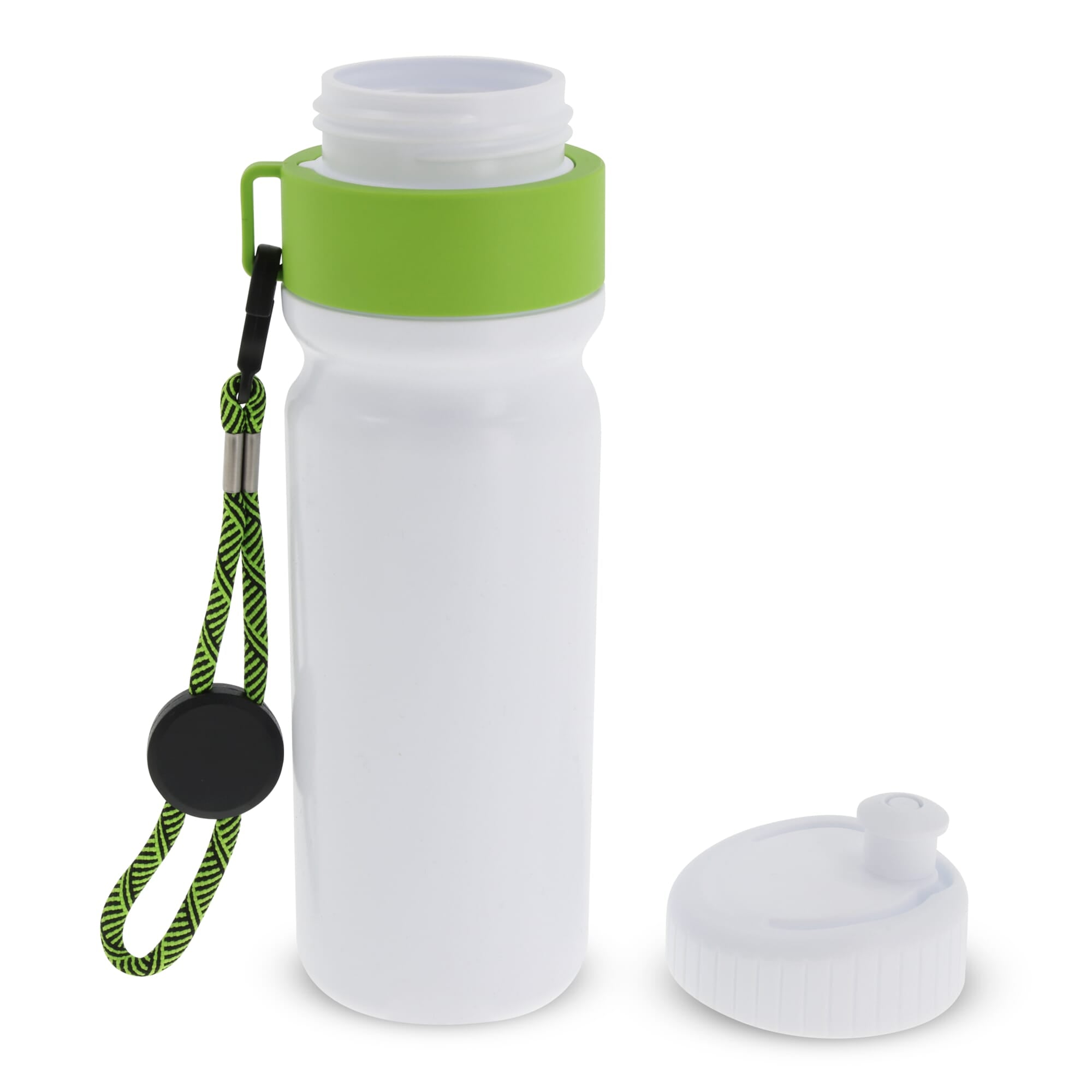 Sportflasche mit Rand und Kordel 750ml