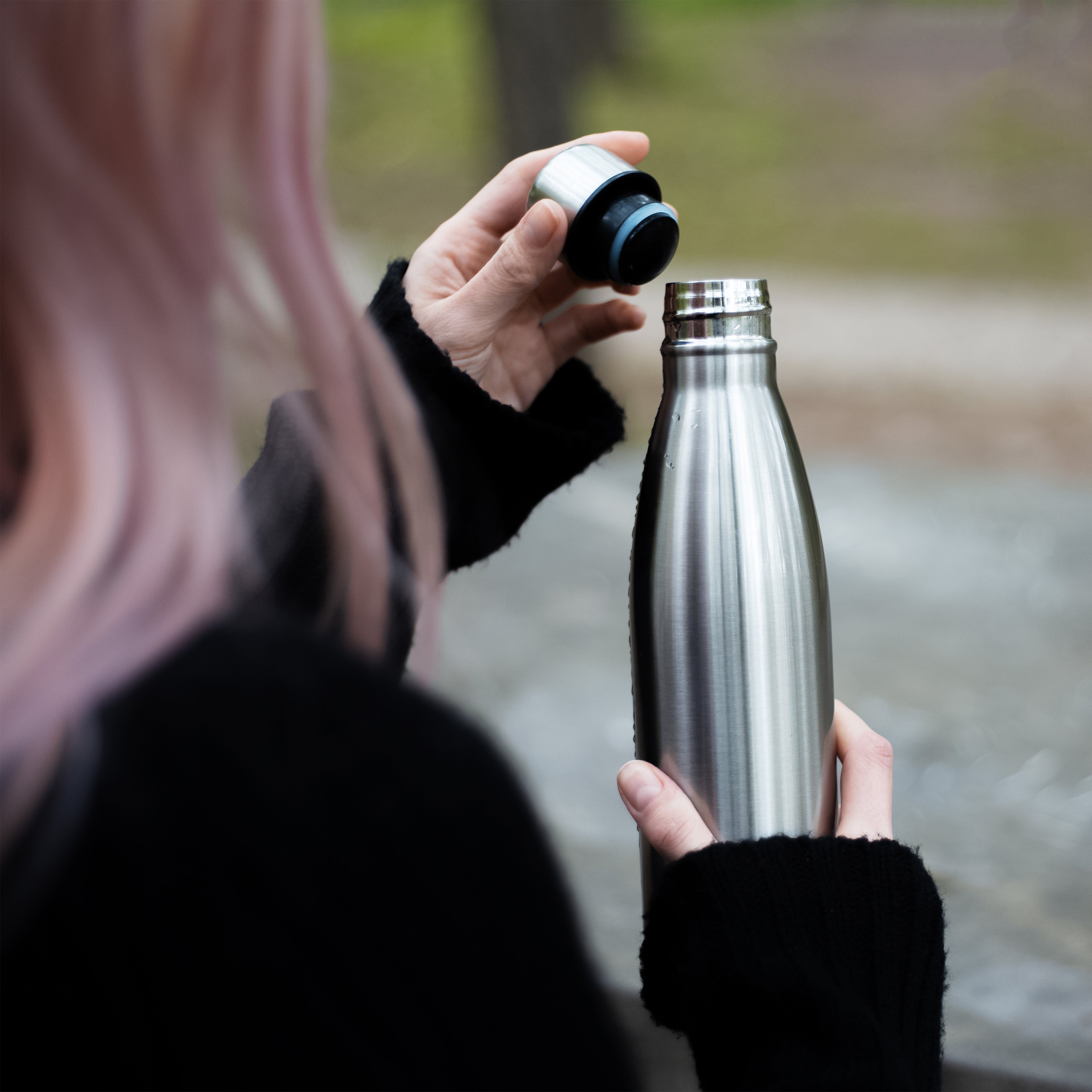 Isolierflasche SWING 500 ml aus Edelstahl