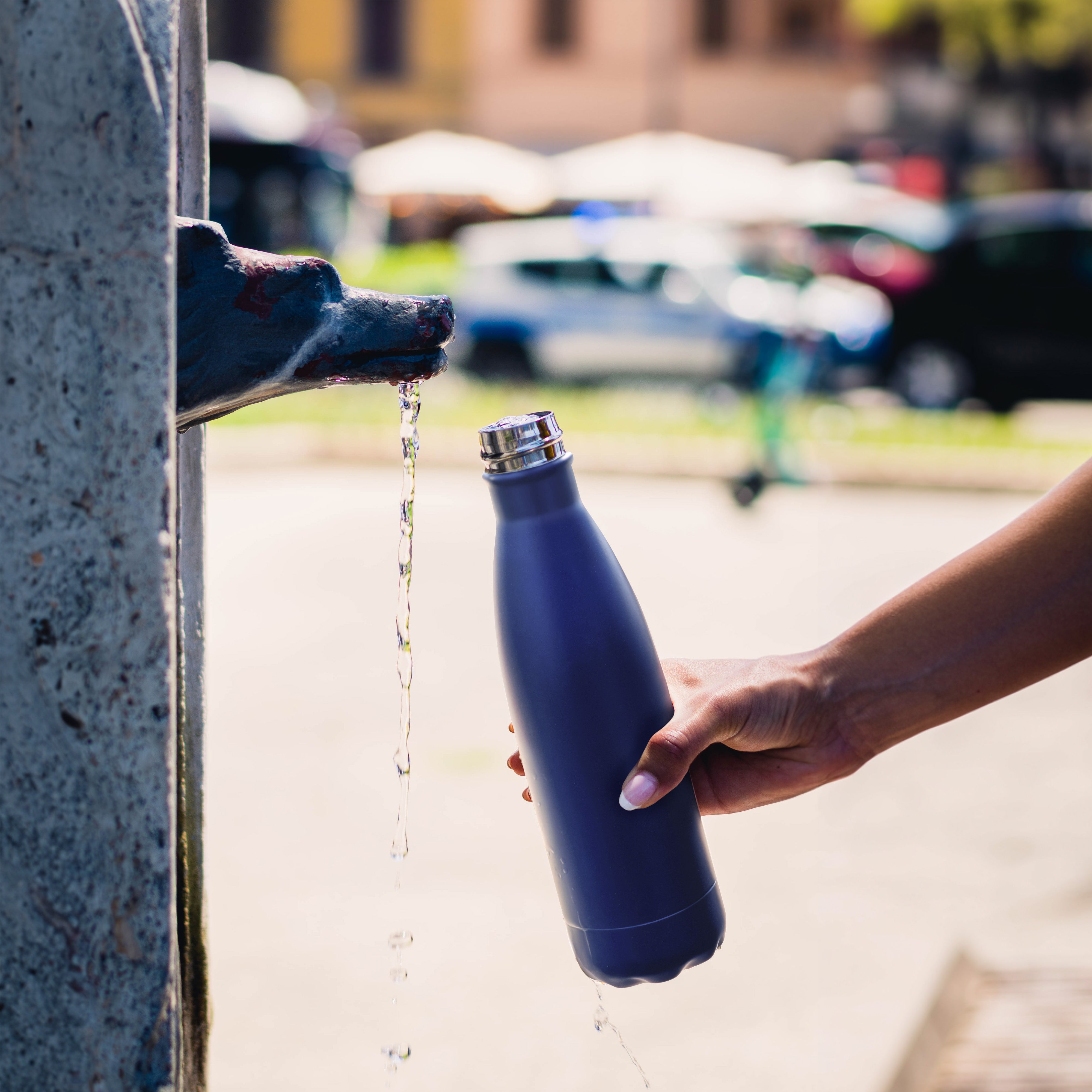 Isolierflasche SWING 500 ml aus Edelstahl