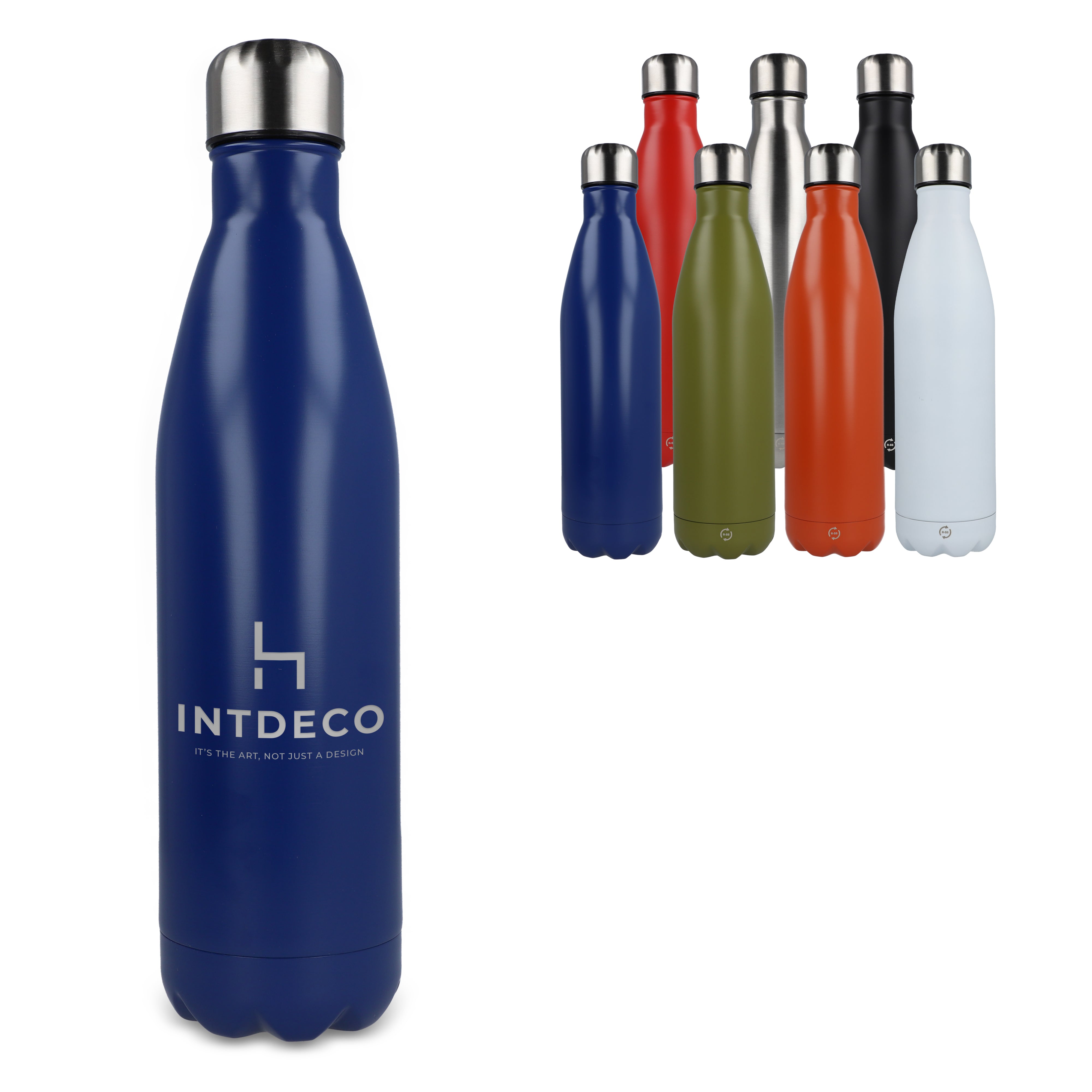 Isolierflasche R-SWING 750 ml aus recyceltem Edelstahl