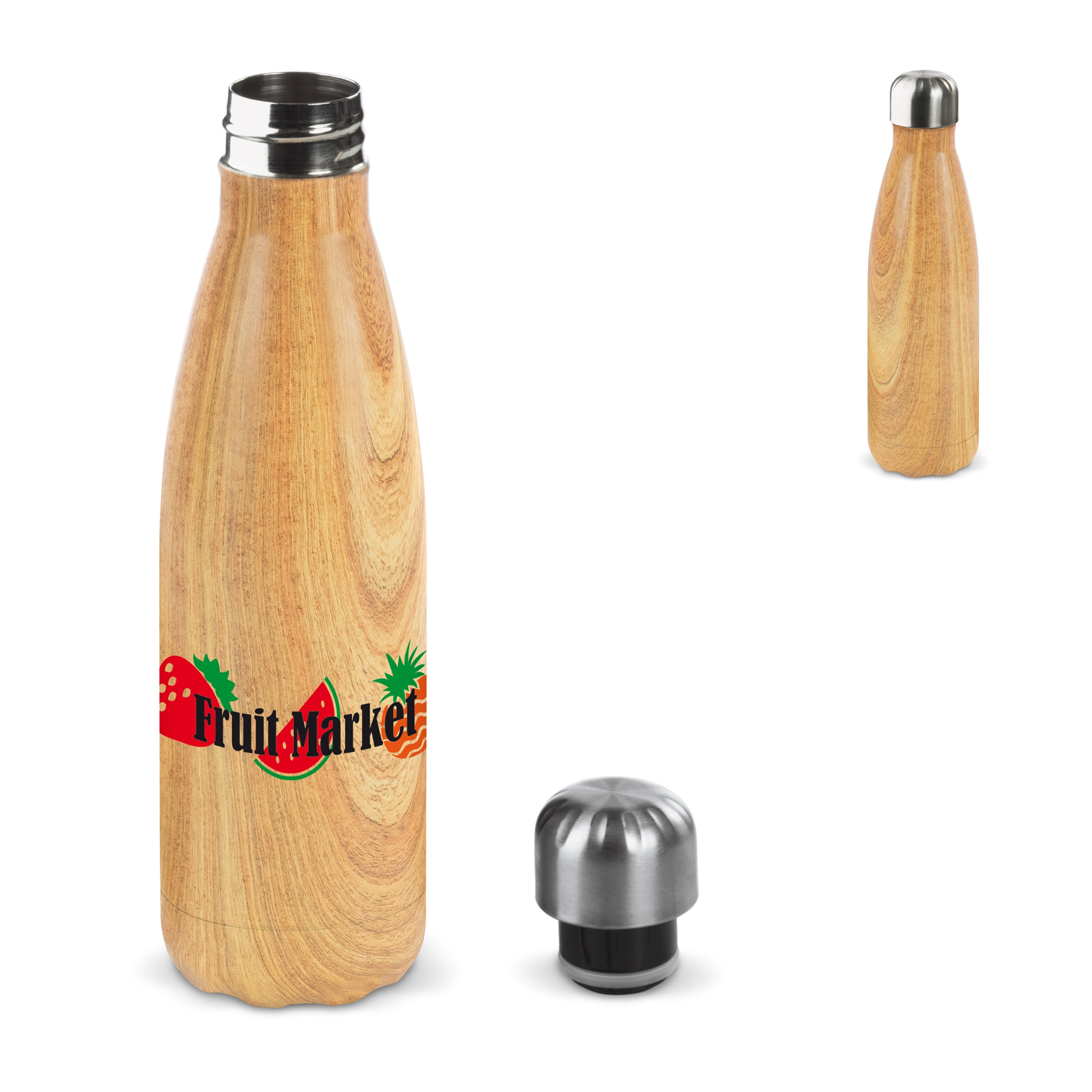 Isolierflasche SWING Holz-Edition 500 ml