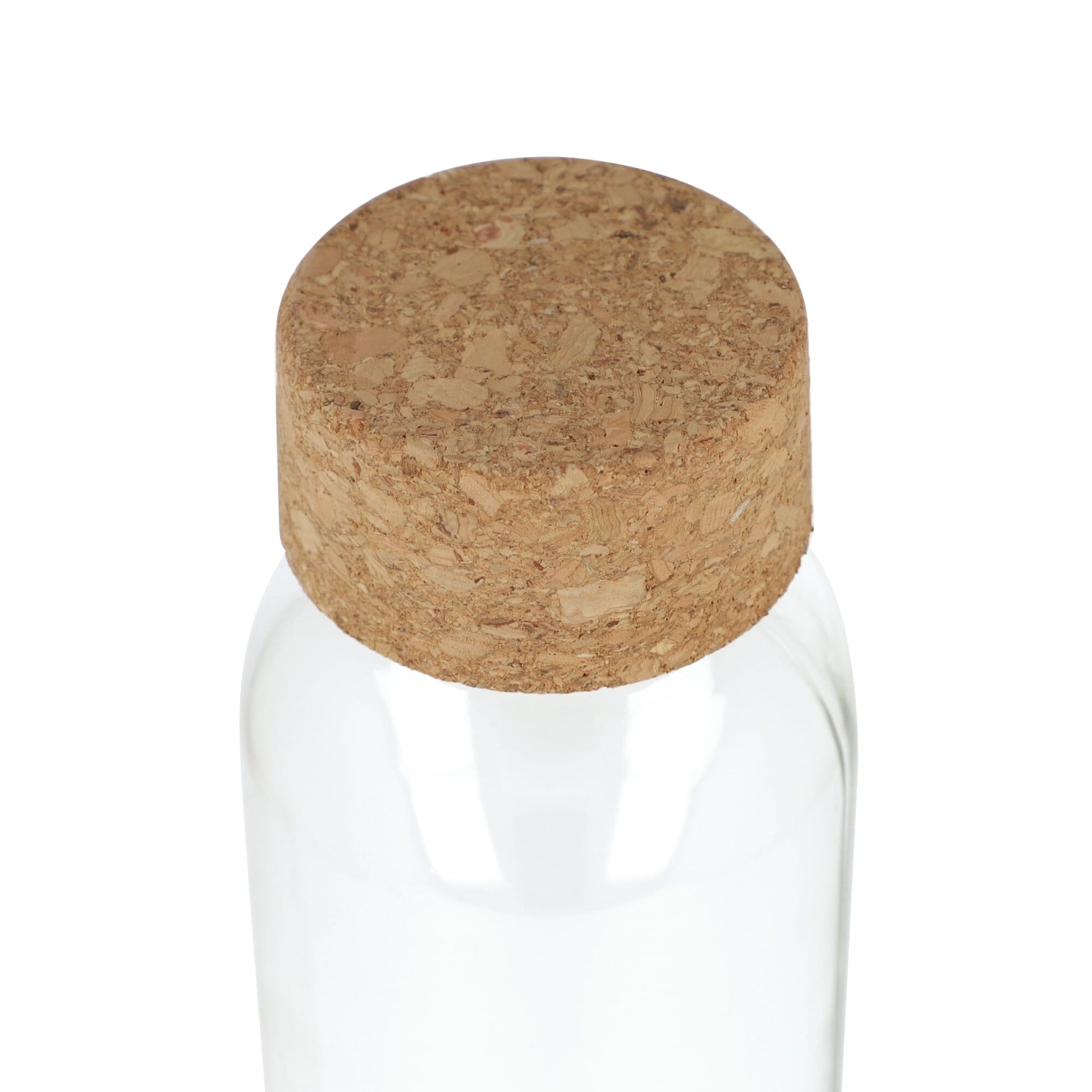 Recycling-Glasflasche mit Korkdeckel 500ml