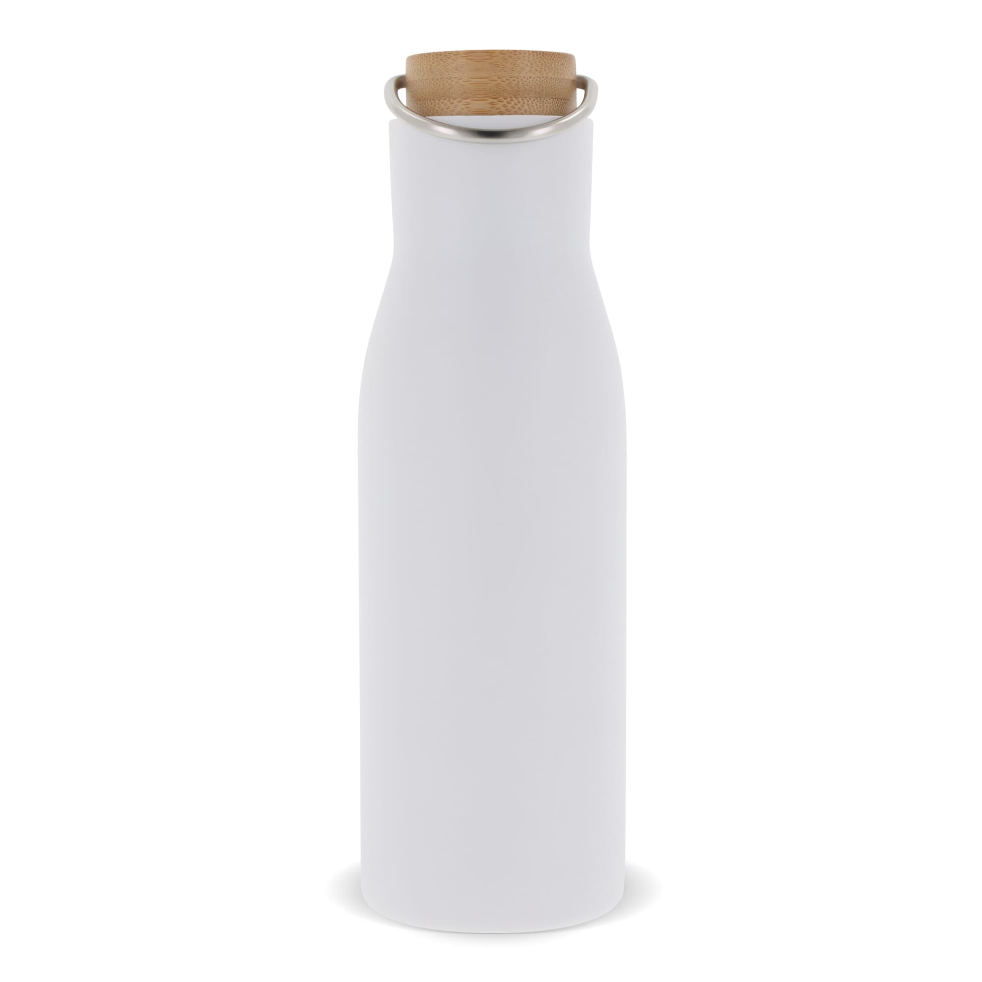 Isolier-Flasche mit Bambusdeckel, 500ml