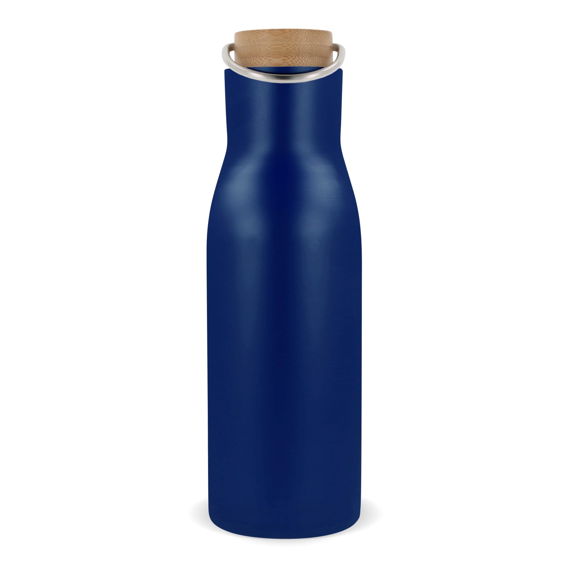 Isolier-Flasche mit Bambusdeckel, 500ml