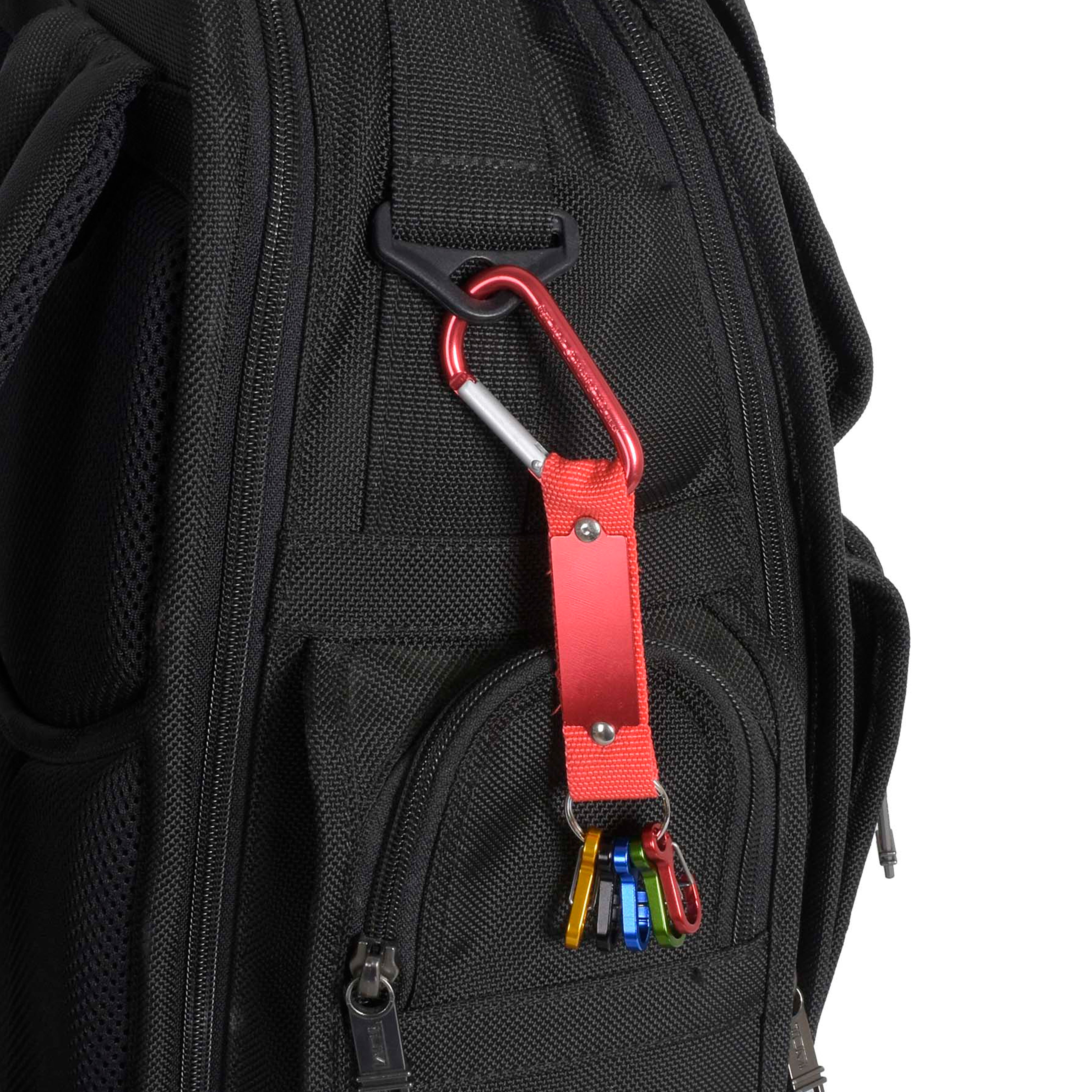 Karabiner-Schlüsselhalter aus recyceltem Aluminium