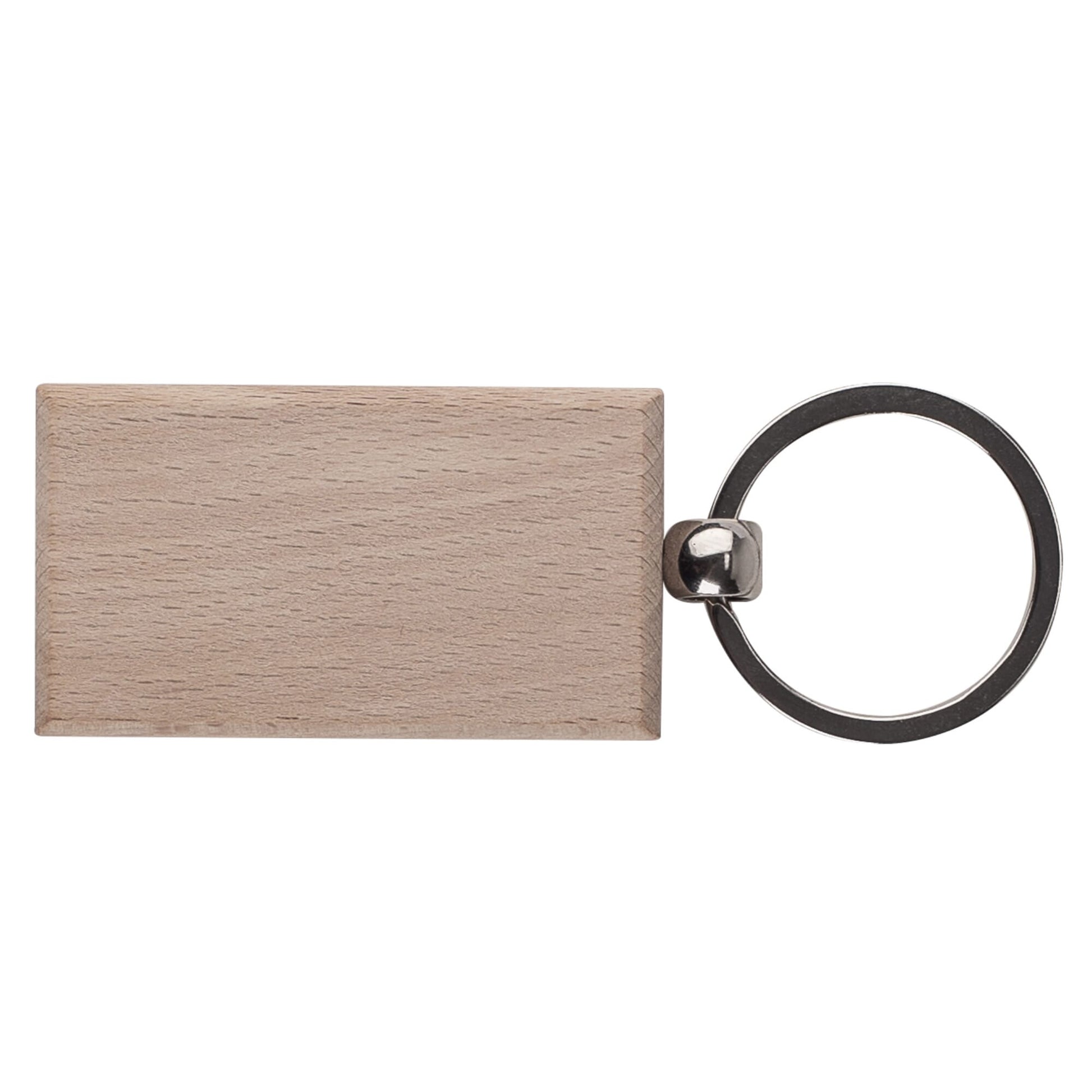 Schlüsselring Holz rechteckig