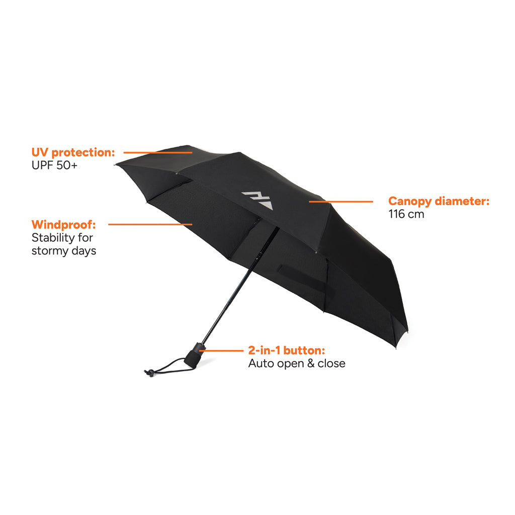 Nordic Drift Trail 23' AWARE™ RPET Automatik-Schirm UPF 50+ – Ansicht 2