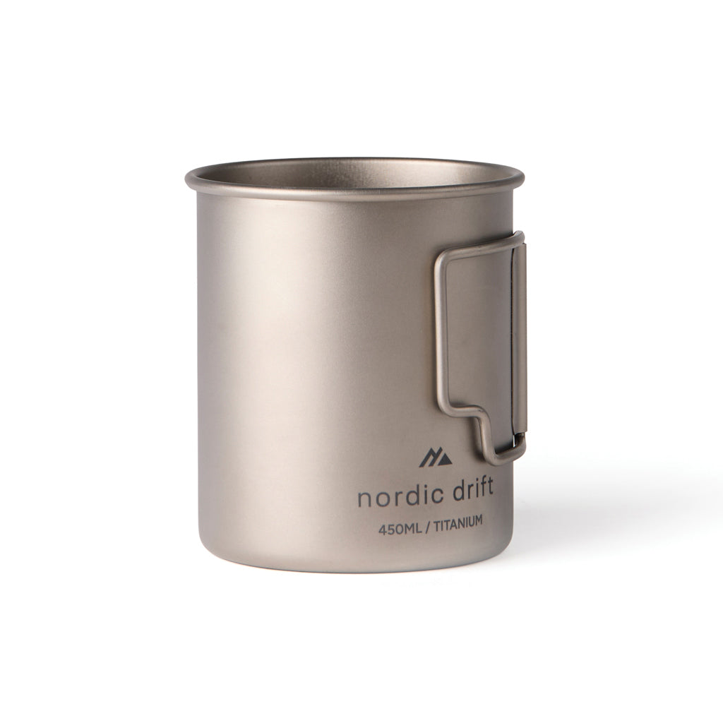 Nordic Drift Trail Ultraleichte Titan-Becher 450ml – Ansicht 5