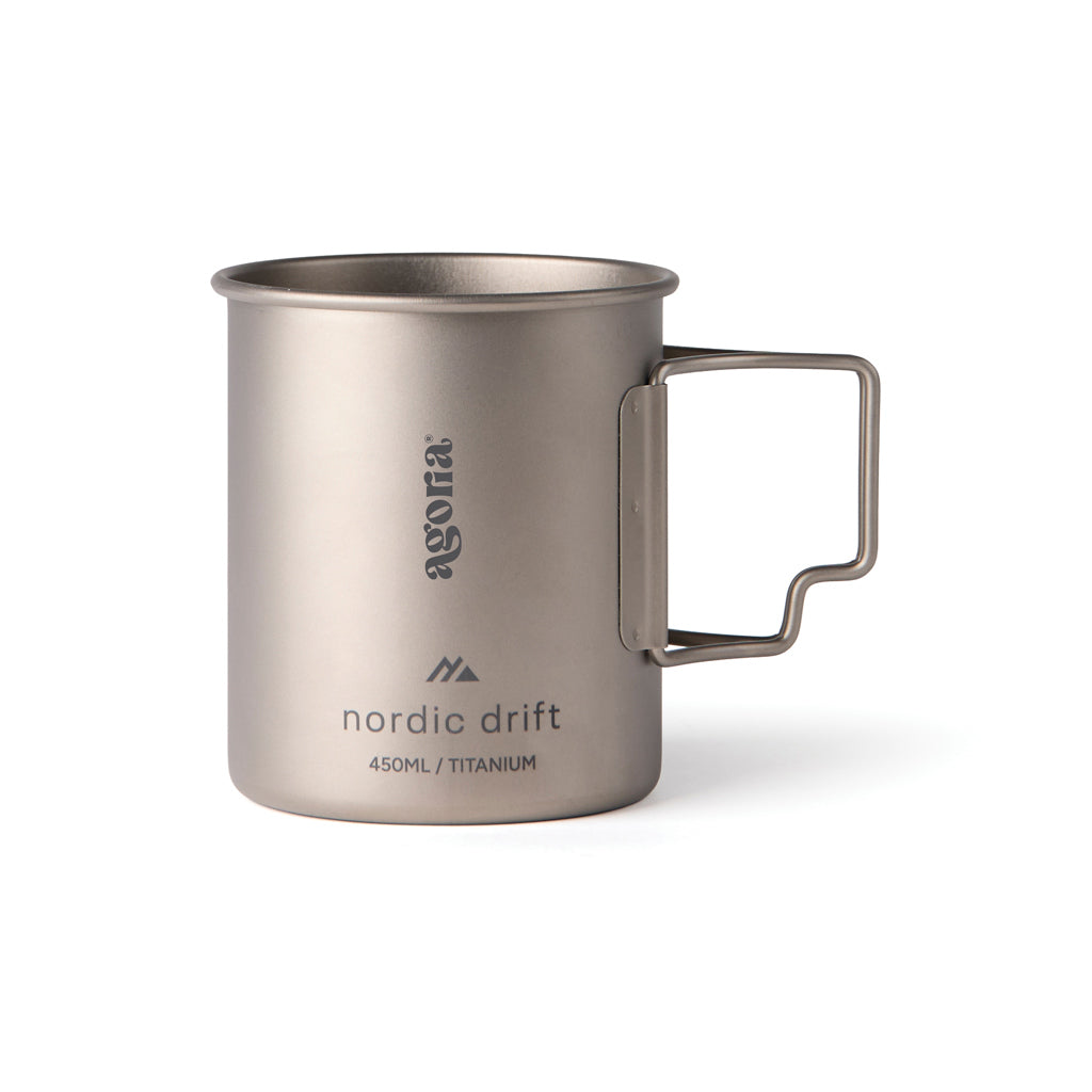 Nordic Drift Trail Ultraleichte Titan-Becher 450ml – Ansicht 7