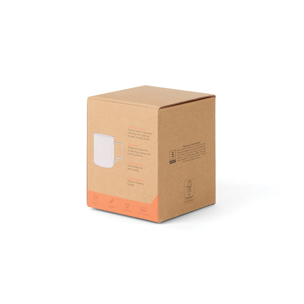 Nordic Drift Trail Ultraleichte Titan-Becher 450ml – Ansicht 4