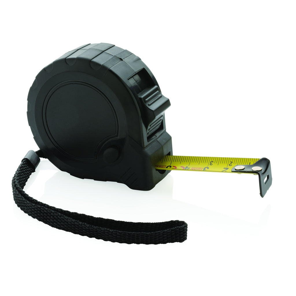 5m/19mm Maßband mit Stop-Taste aus RCS recycelt. Kunststoff – Ansicht 1