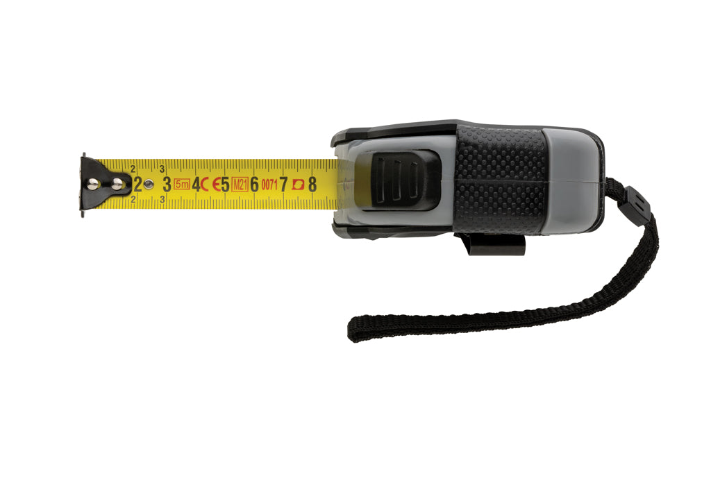 Auto-Stop-Maßband aus recyceltem Kunststoff, 5m/19mm – Ansicht 4