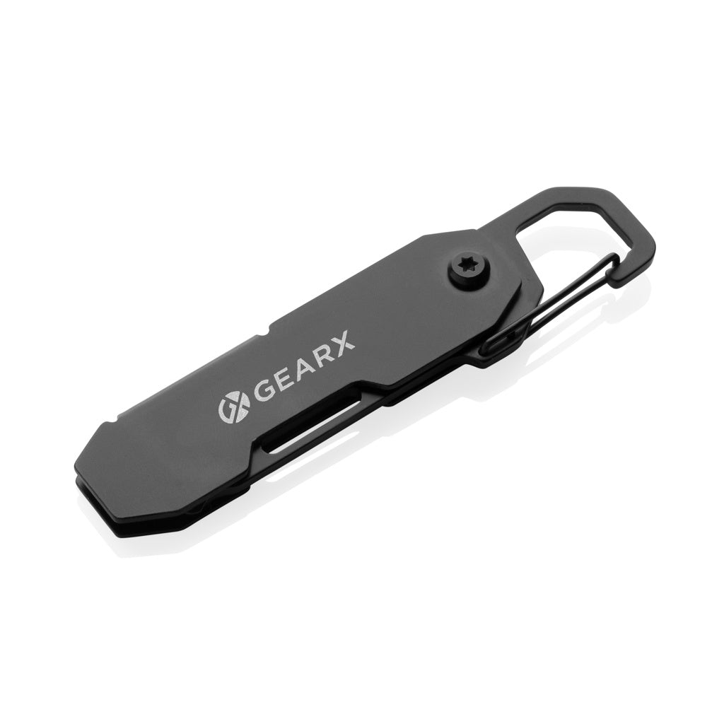 GearX faltbares EDC-Werkzeug mit Kartonmesser & Karabiner – Ansicht 2