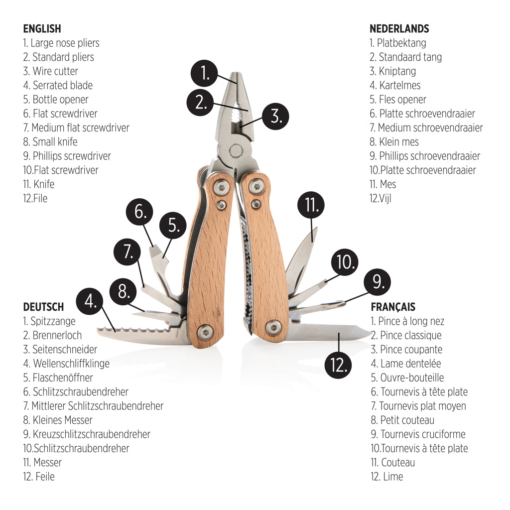Holz Mini-Multitool – Ansicht 2