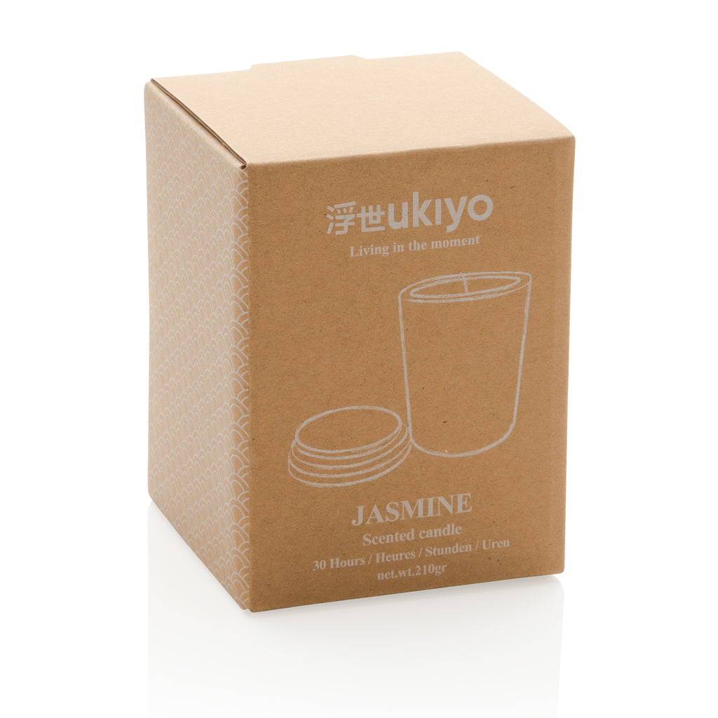 Ukiyo Deluxe parfümierte Kerze mit Bambusdeckel – Ansicht 8