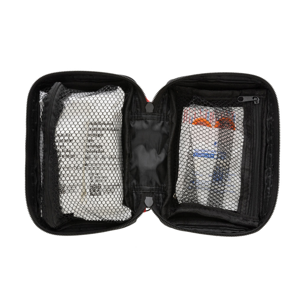Erste-Hilfe-Set in RCS recycelter Nubuk-PU Tasche – Ansicht 4