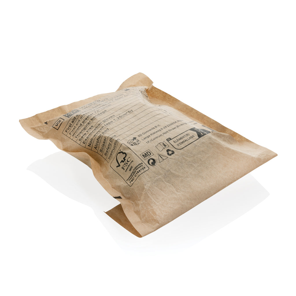 Erste-Hilfe-Set in RCS recycelter Nubuk-PU Tasche – Ansicht 3