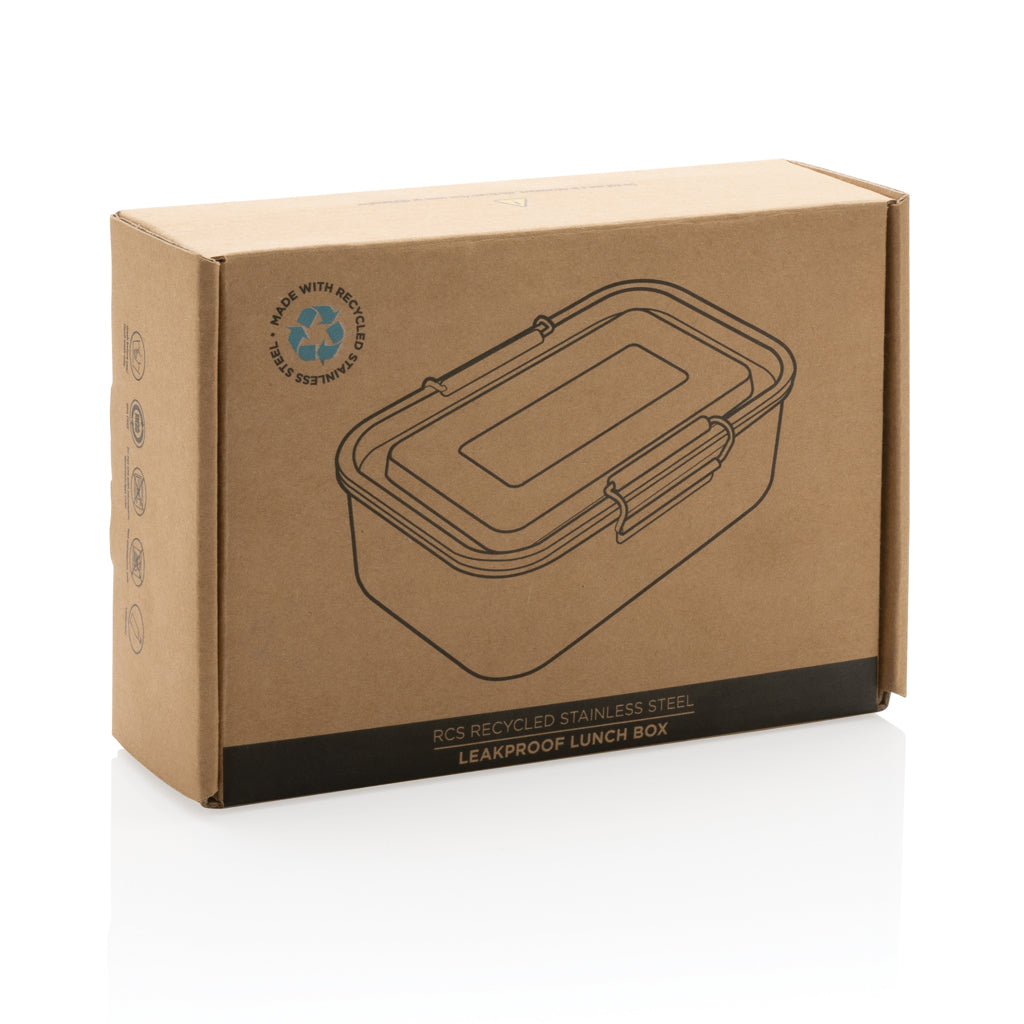 Auslaufsichere Lunchbox aus RCS recyceltem Stainless Steel – Ansicht 8