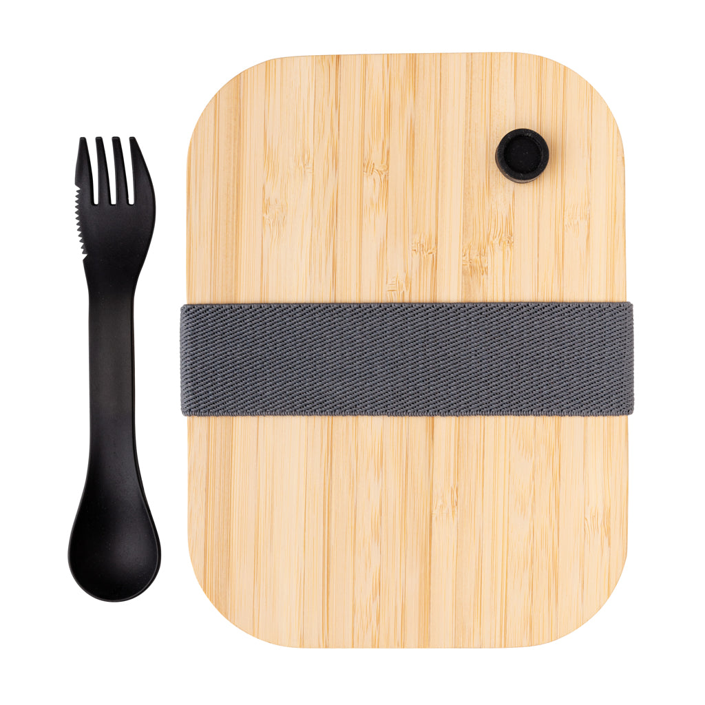 Lunch-Box aus Glas mit Bambusdeckel – Ansicht 4