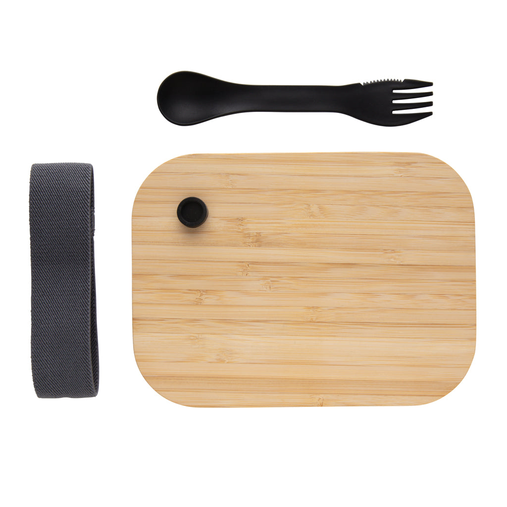 Lunch-Box aus Glas mit Bambusdeckel – Ansicht 7