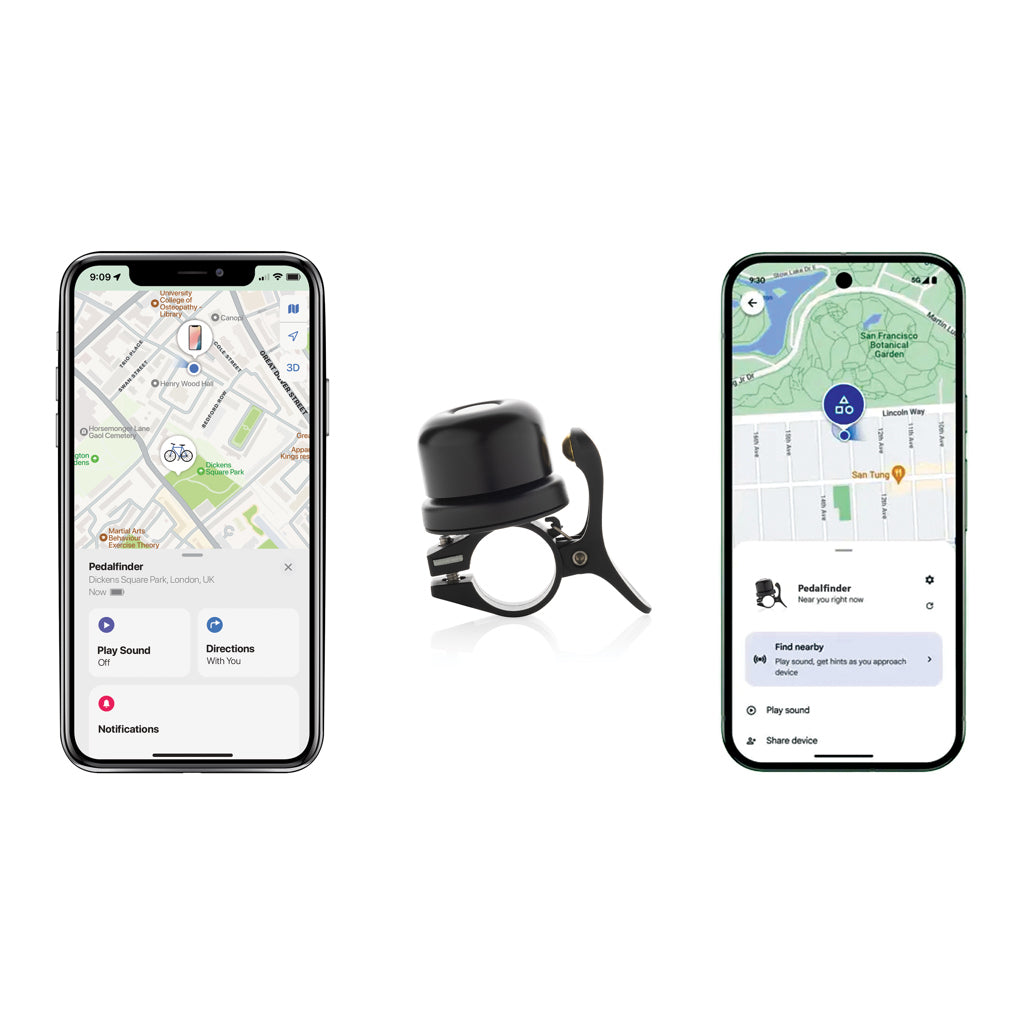 Bikefinder Dual Fahrradklingel mit weltweiter Ortung – Ansicht 2