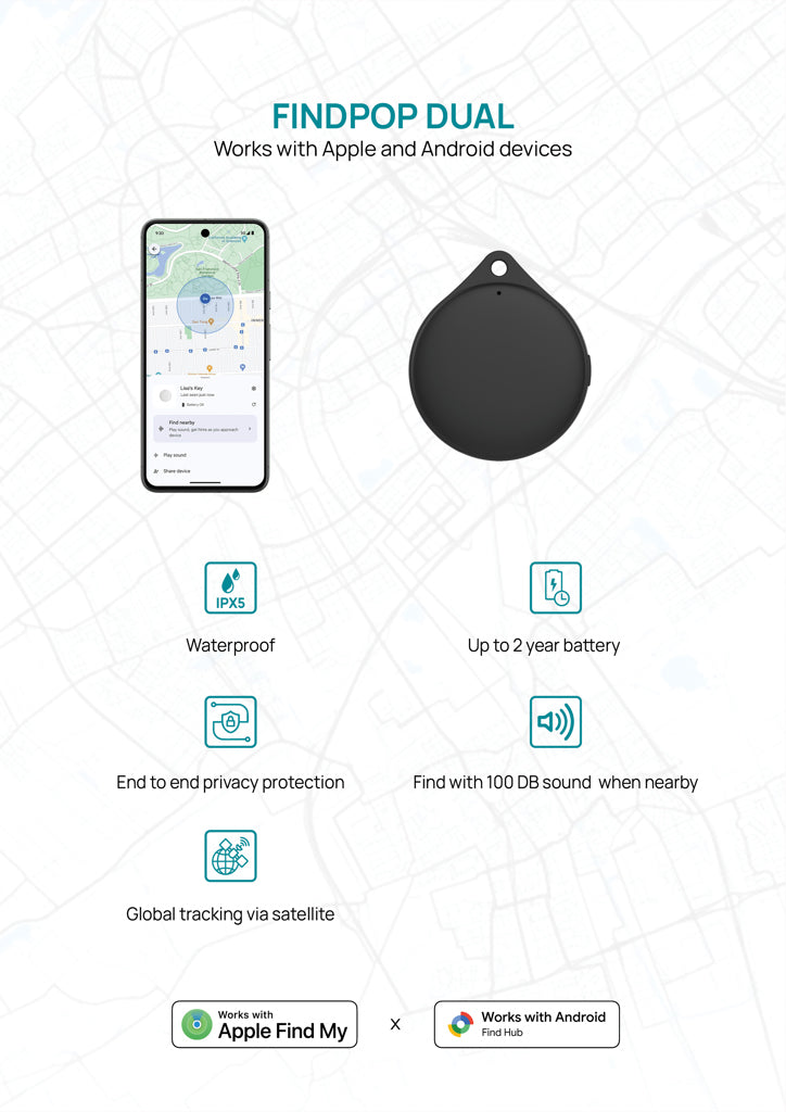 Findpop Dual IPX5 Artikelfinder aus RCS recyceltem ABS – Ansicht 8