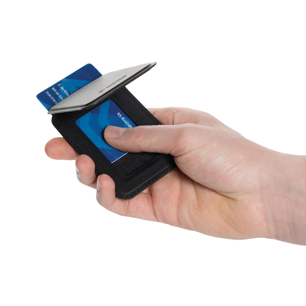 Swiss Peak Magstand magnetische Handytasche mit Ständer aus RCS rec. PU – Ansicht 4